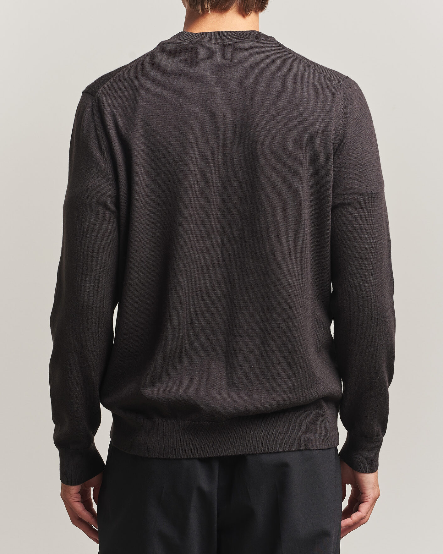 Men | Sweaters & Knitwear | NN07 | Ted Merino Crew Neck Pullover Deep Truffle