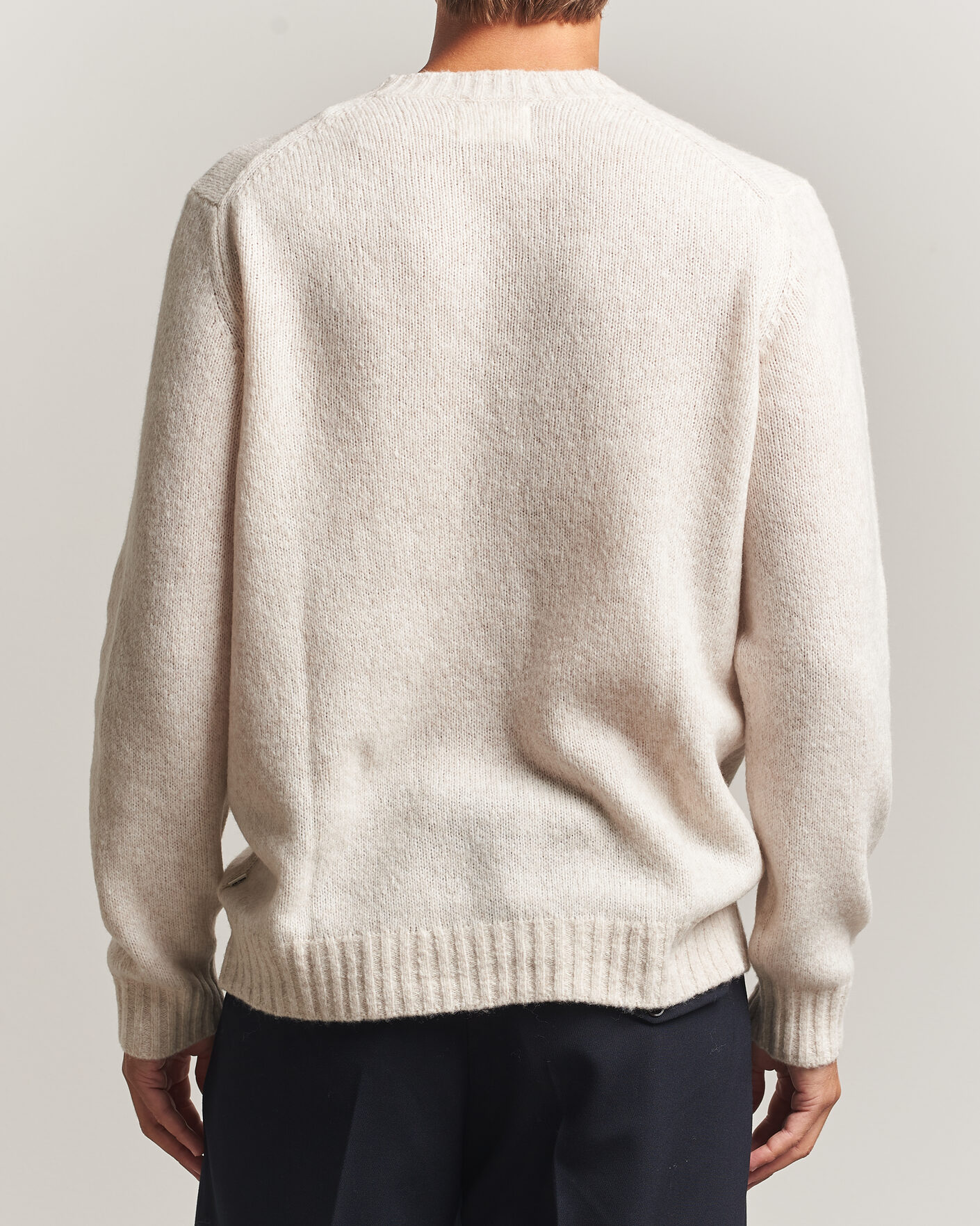 Men | Sweaters & Knitwear | NN07 | Lee Wool Knitted Sweater Ivory