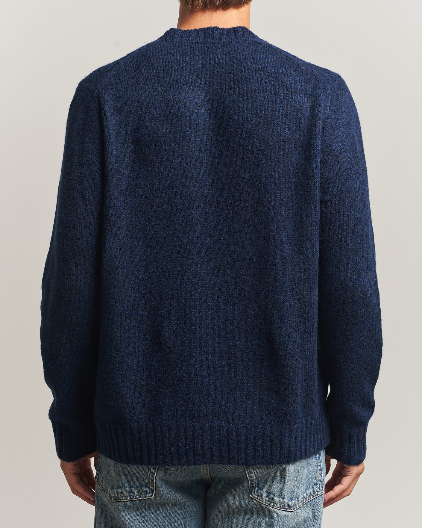 Men | Sweaters & Knitwear | NN07 | Lee Wool Knitted Sweater Navy Blue