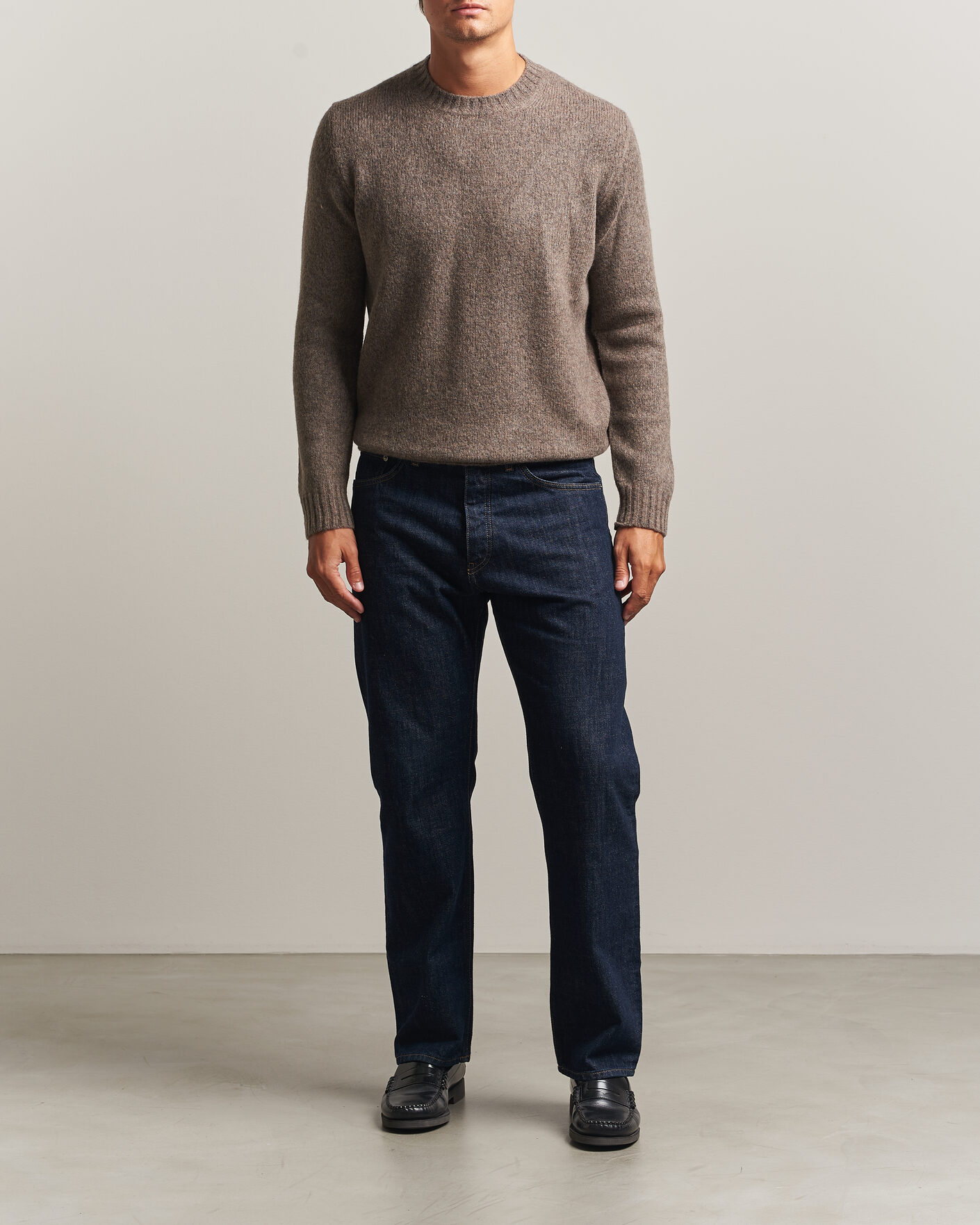 Men | Sweaters & Knitwear | NN07 | Lee Wool Knitted Sweater Tarmac