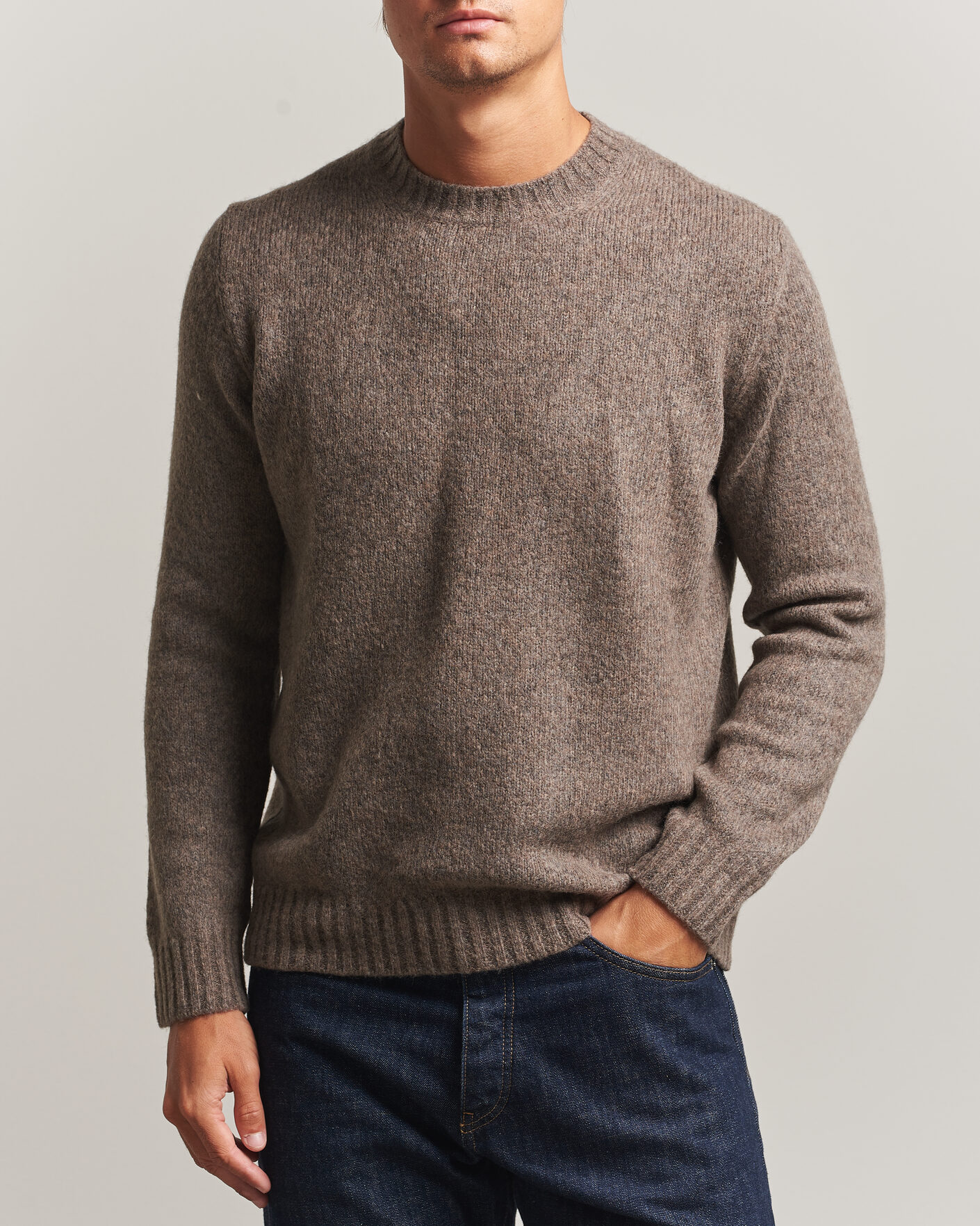 Men | Sweaters & Knitwear | NN07 | Lee Wool Knitted Sweater Tarmac
