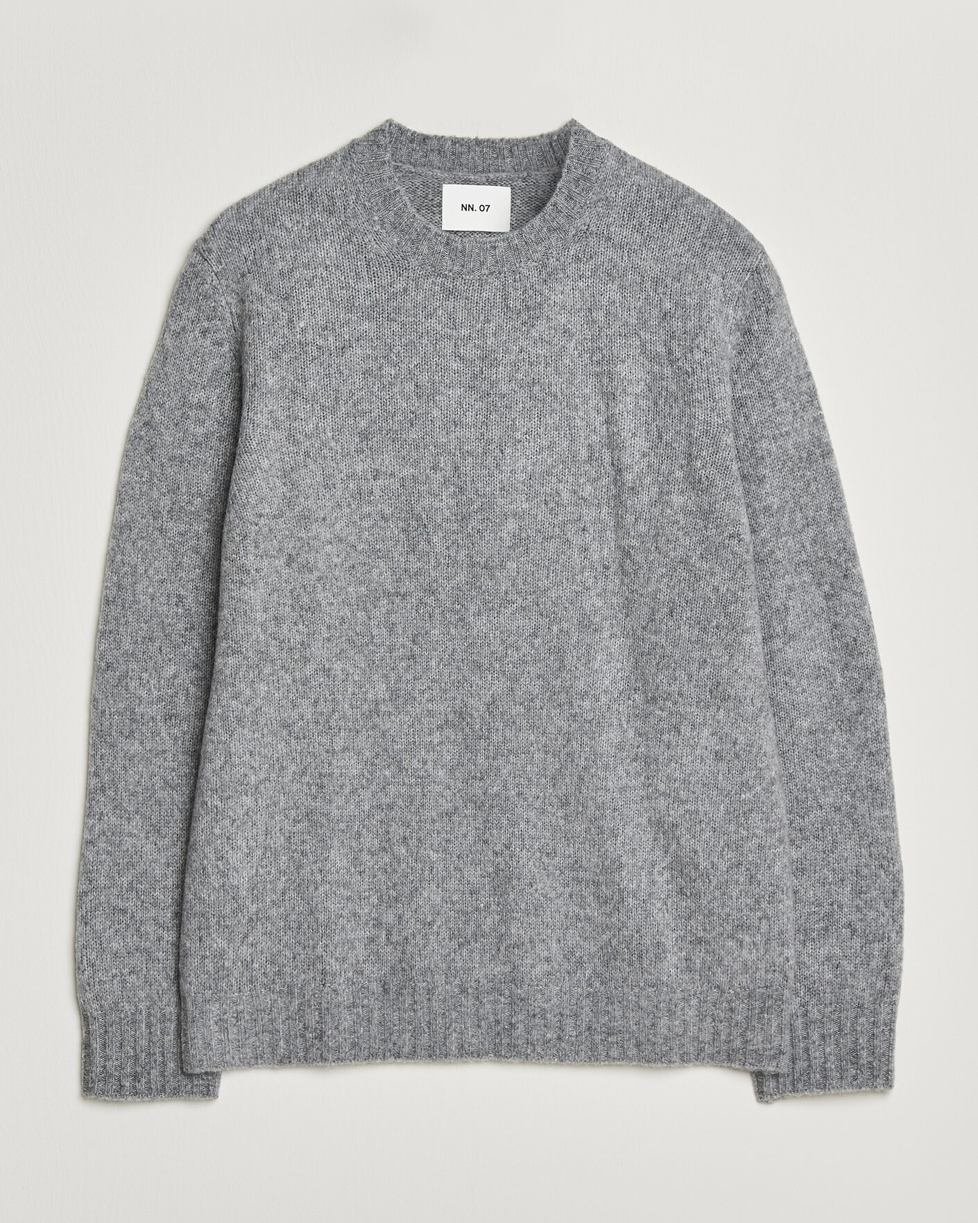Men | Sweaters & Knitwear | NN07 | Lee Wool Knitted Sweater Grey Melange