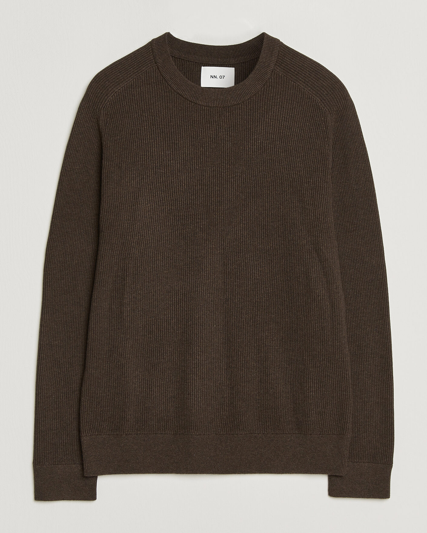 Men | Sweaters & Knitwear | NN07 | Kevin Cotton Knitted Sweater Deep Truffle