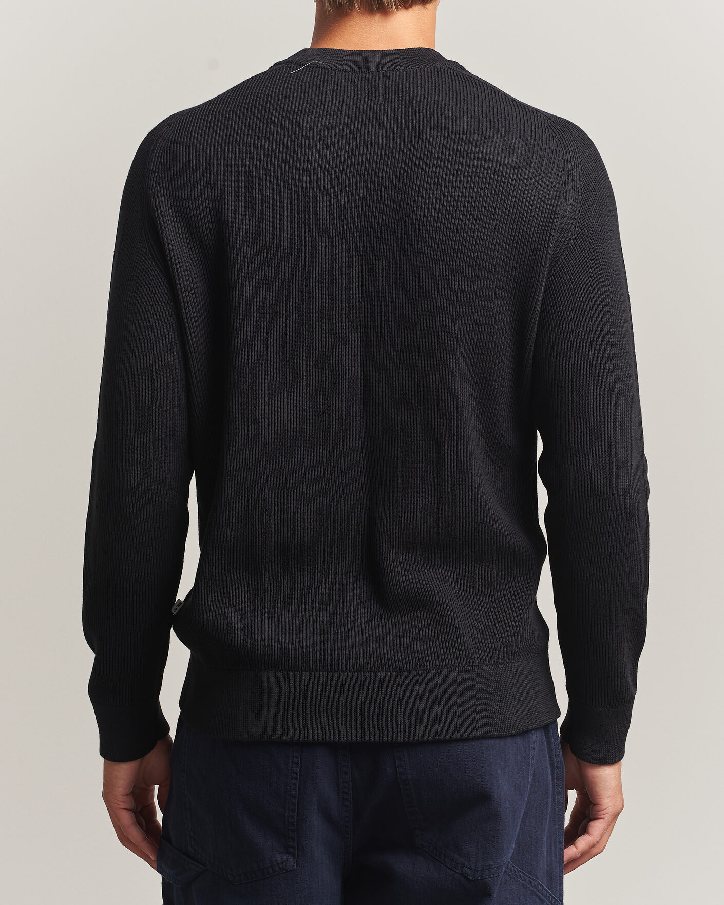 Men | Sweaters & Knitwear | NN07 | Kevin Cotton Knitted Sweater Black