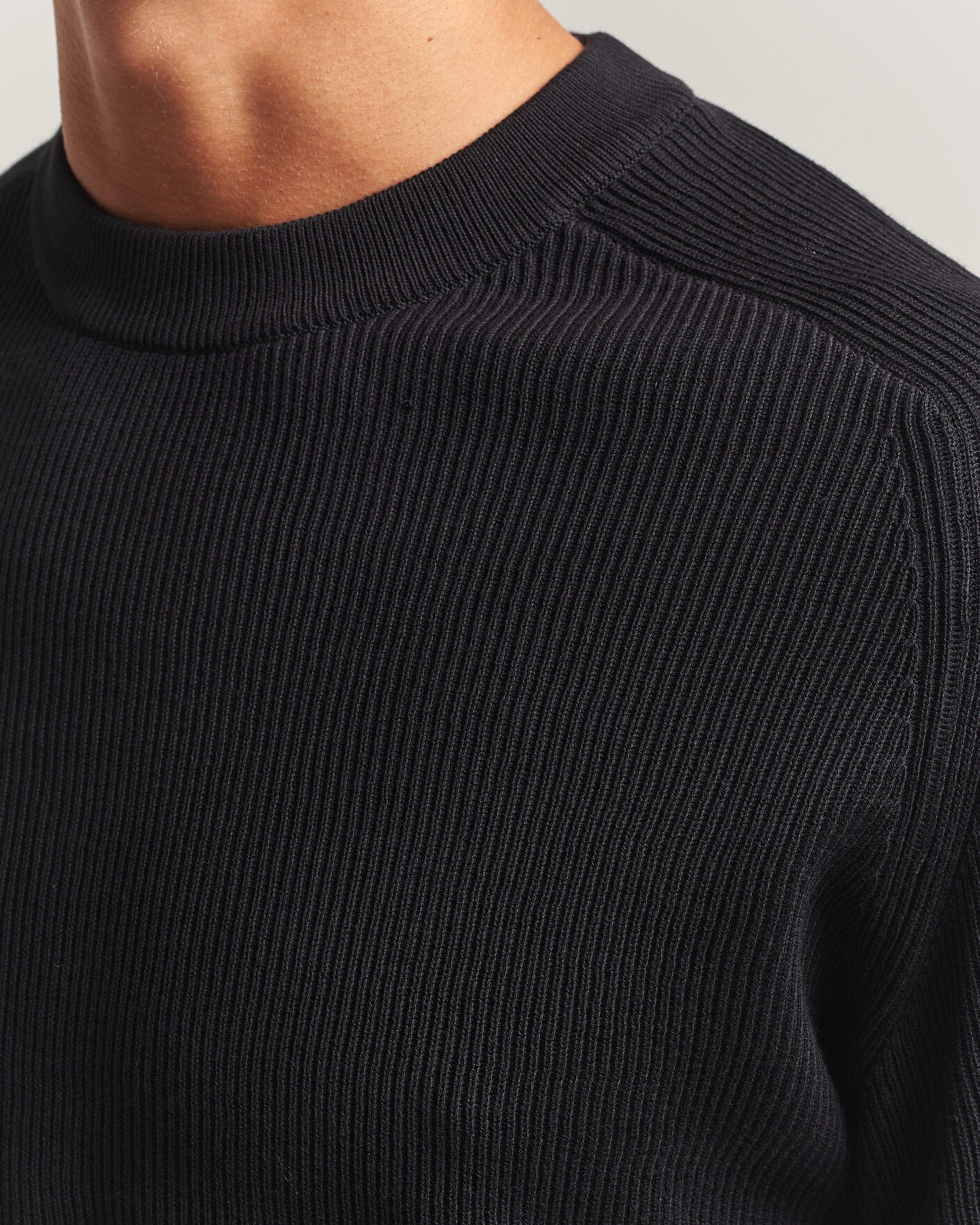 Men | Sweaters & Knitwear | NN07 | Kevin Cotton Knitted Sweater Black
