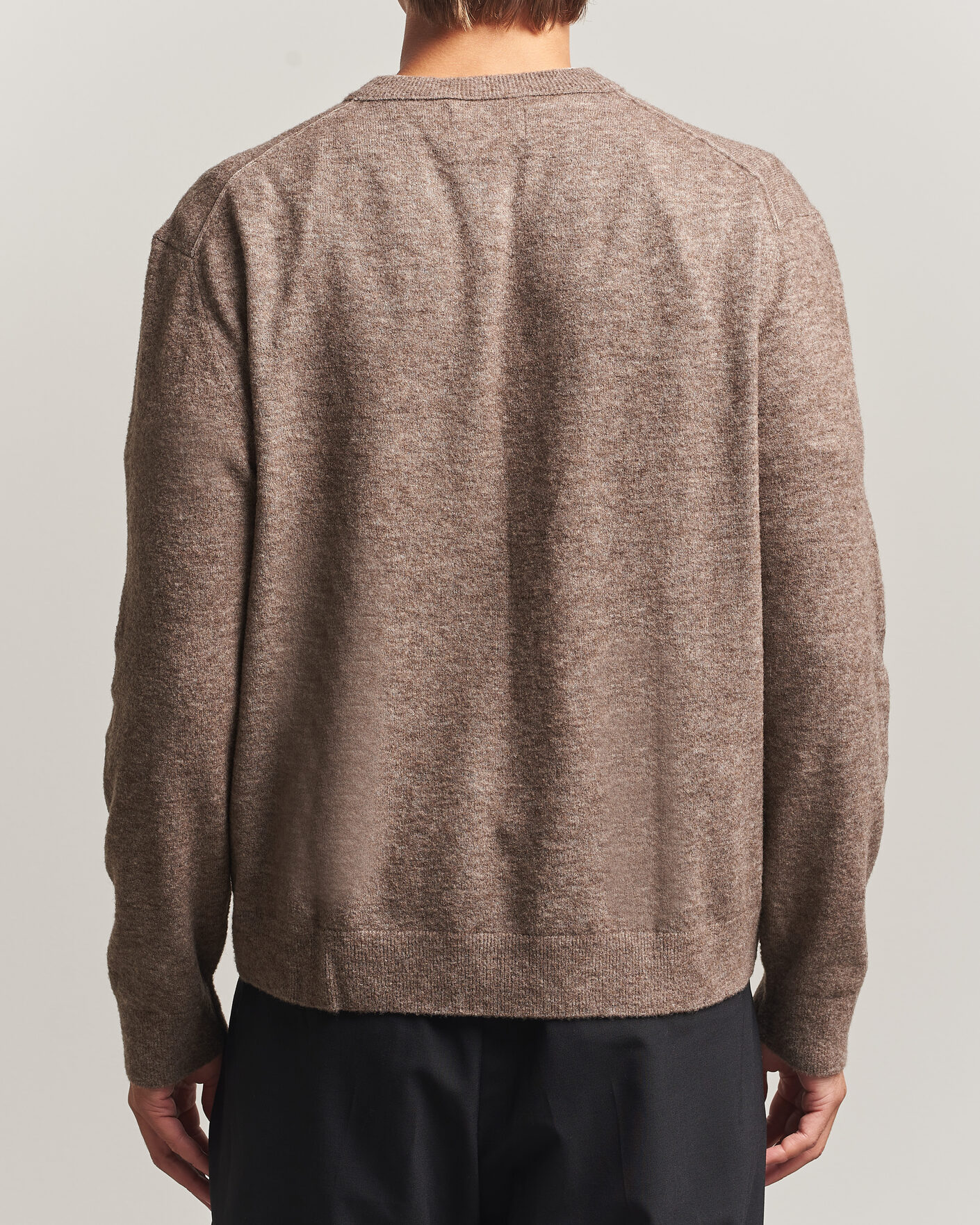 Men | Sweaters & Knitwear | NN07 | Gavin Brushed Wool Knitted Sweater Desert Clay
