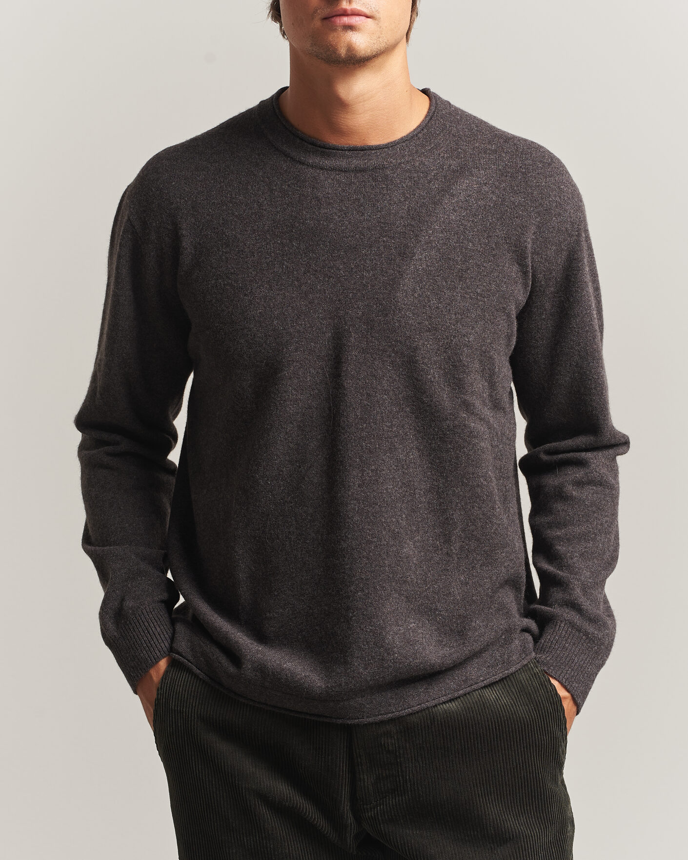 Men | Sweaters & Knitwear | NN07 | Sammy Wool Knitted Sweater Earth Melange