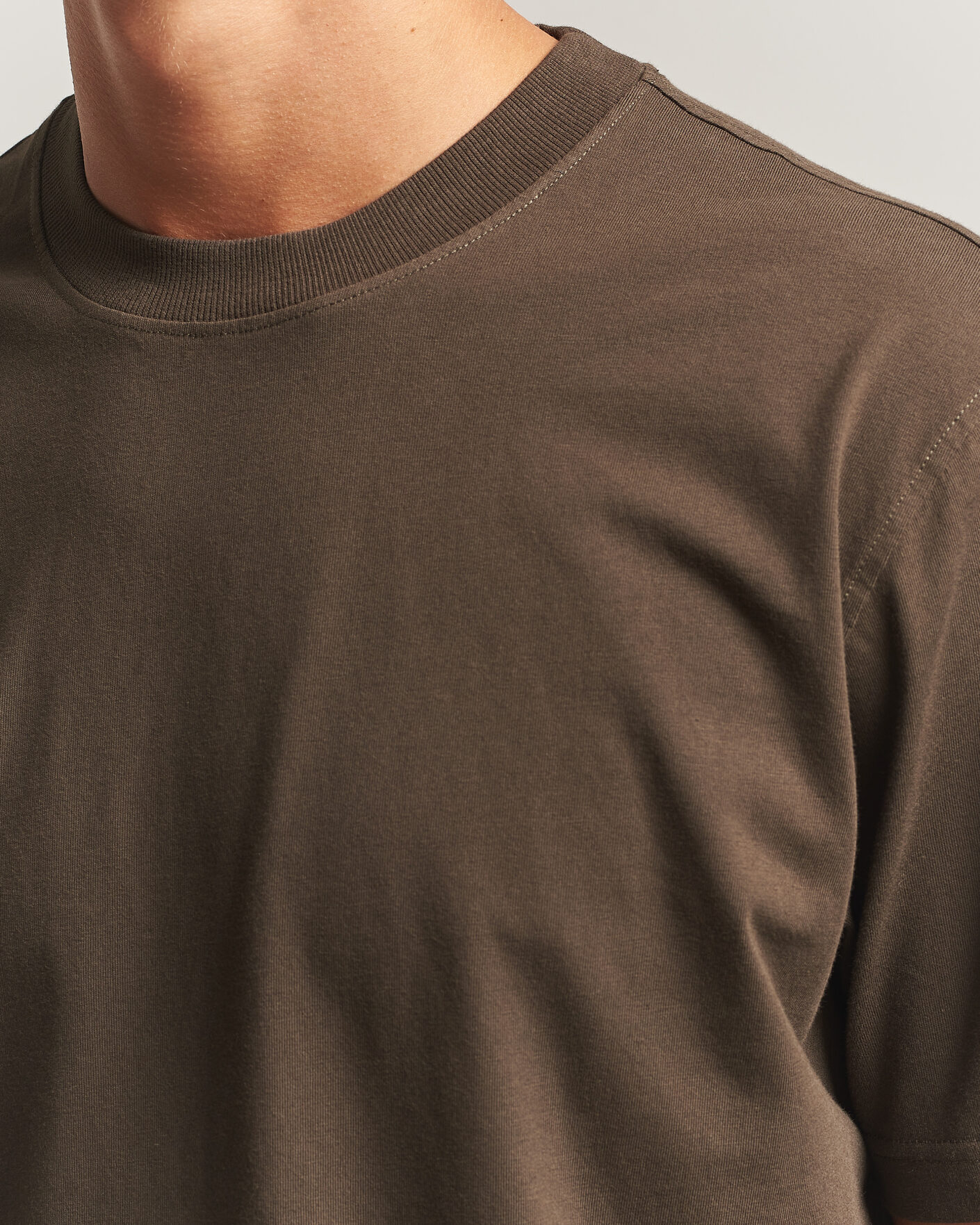 Men | T-Shirts | NN07 | Adam Crew Neck T-Shirt Earthwood