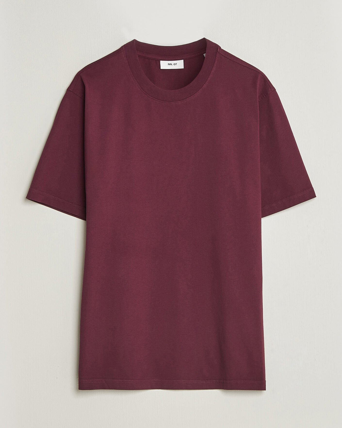 Men | T-Shirts | NN07 | Adam Crew Neck T-Shirt Winetasting