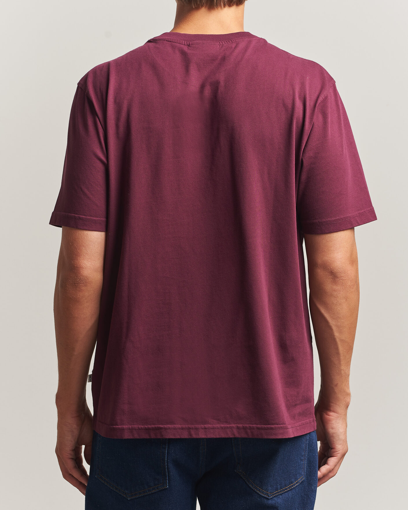 Men | T-Shirts | NN07 | Adam Crew Neck T-Shirt Winetasting