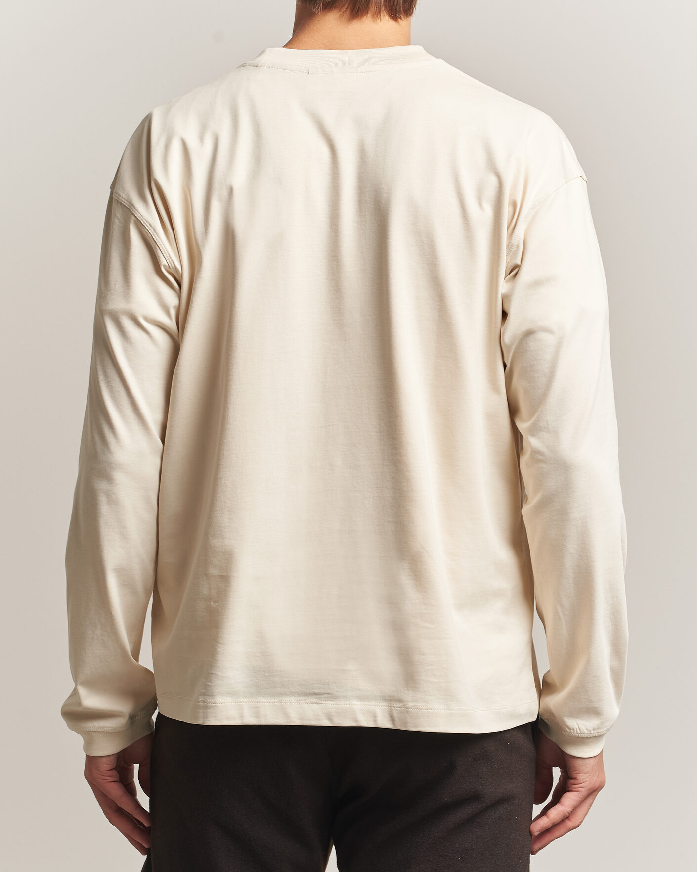 Men | T-Shirts | NN07 | Lionel Suvin Cotton Long Sleeve T-Shirt Ivory