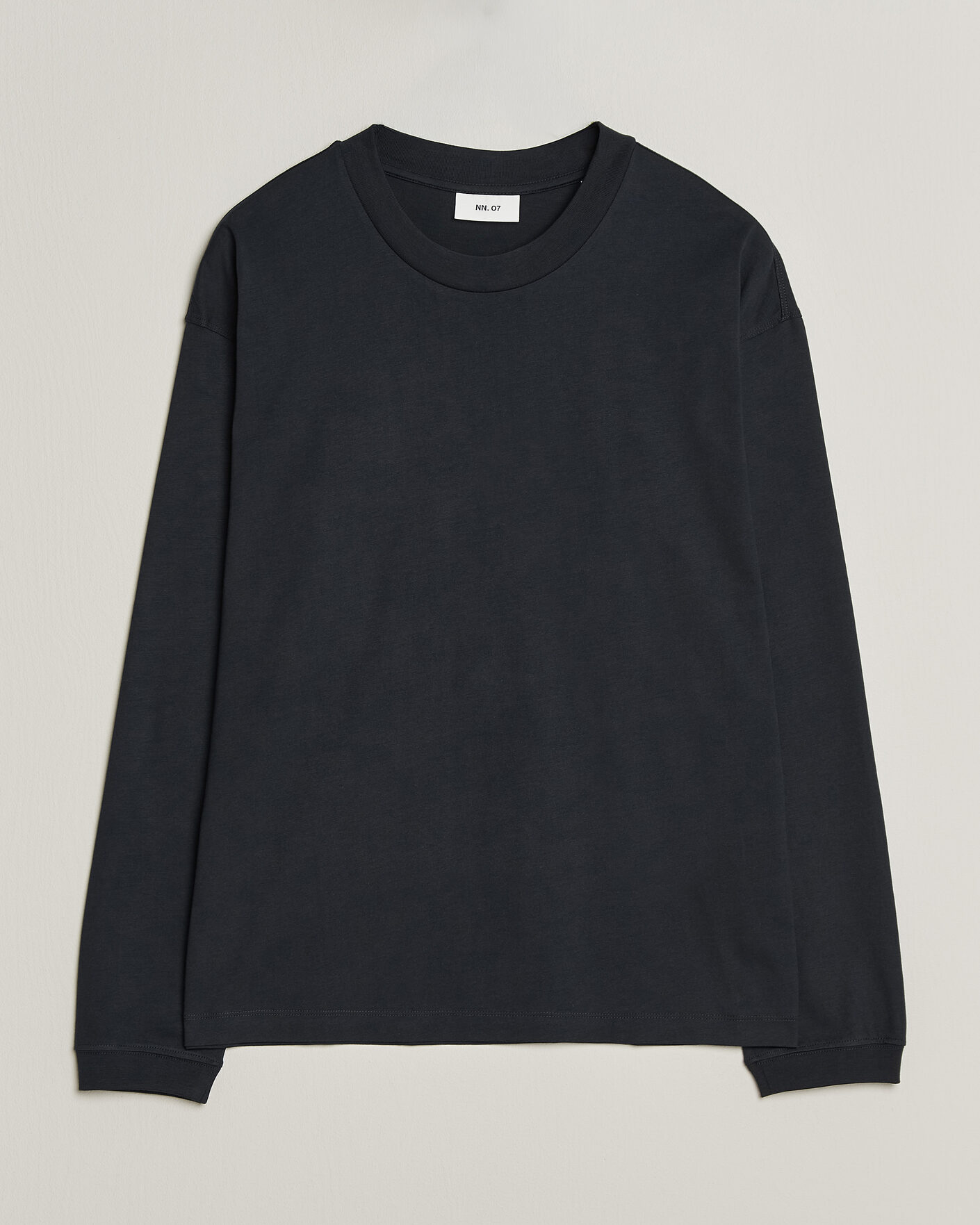 Men | T-Shirts | NN07 | Lionel Suvin Cotton Long Sleeve T-Shirt Deep Navy