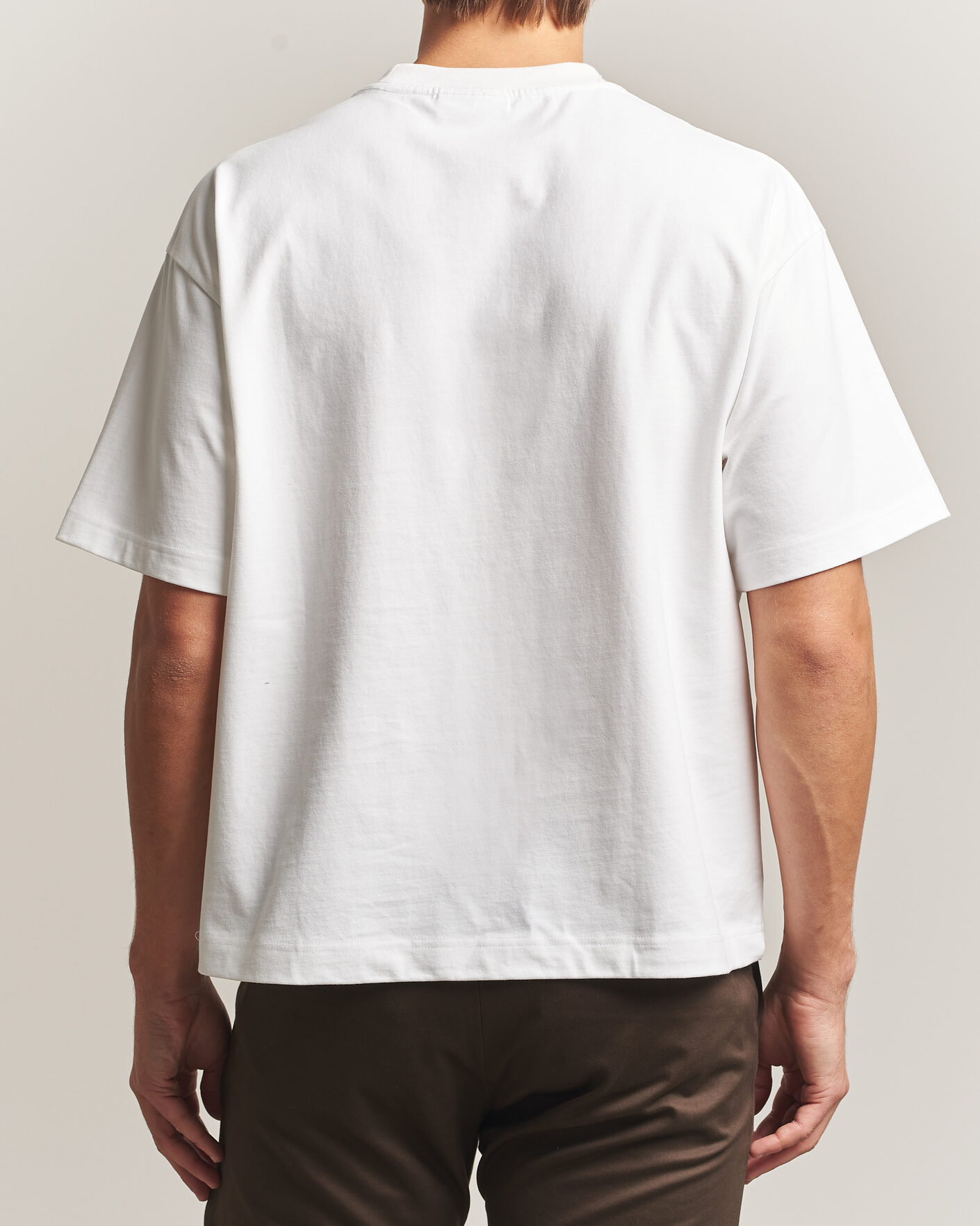 Men | T-Shirts | NN07 | David Heavy Crew Neck T-Shirt White