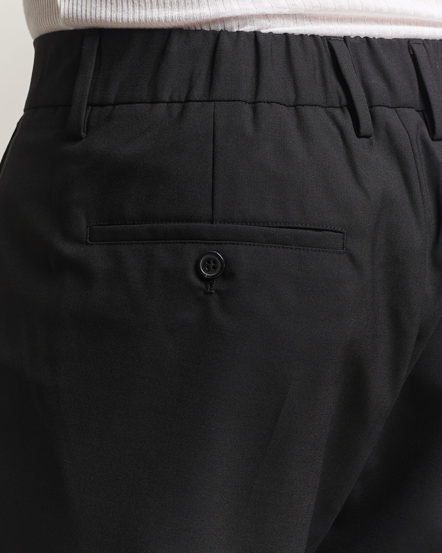 Men | Trousers | NN07 | Kay Wool Trousers Black