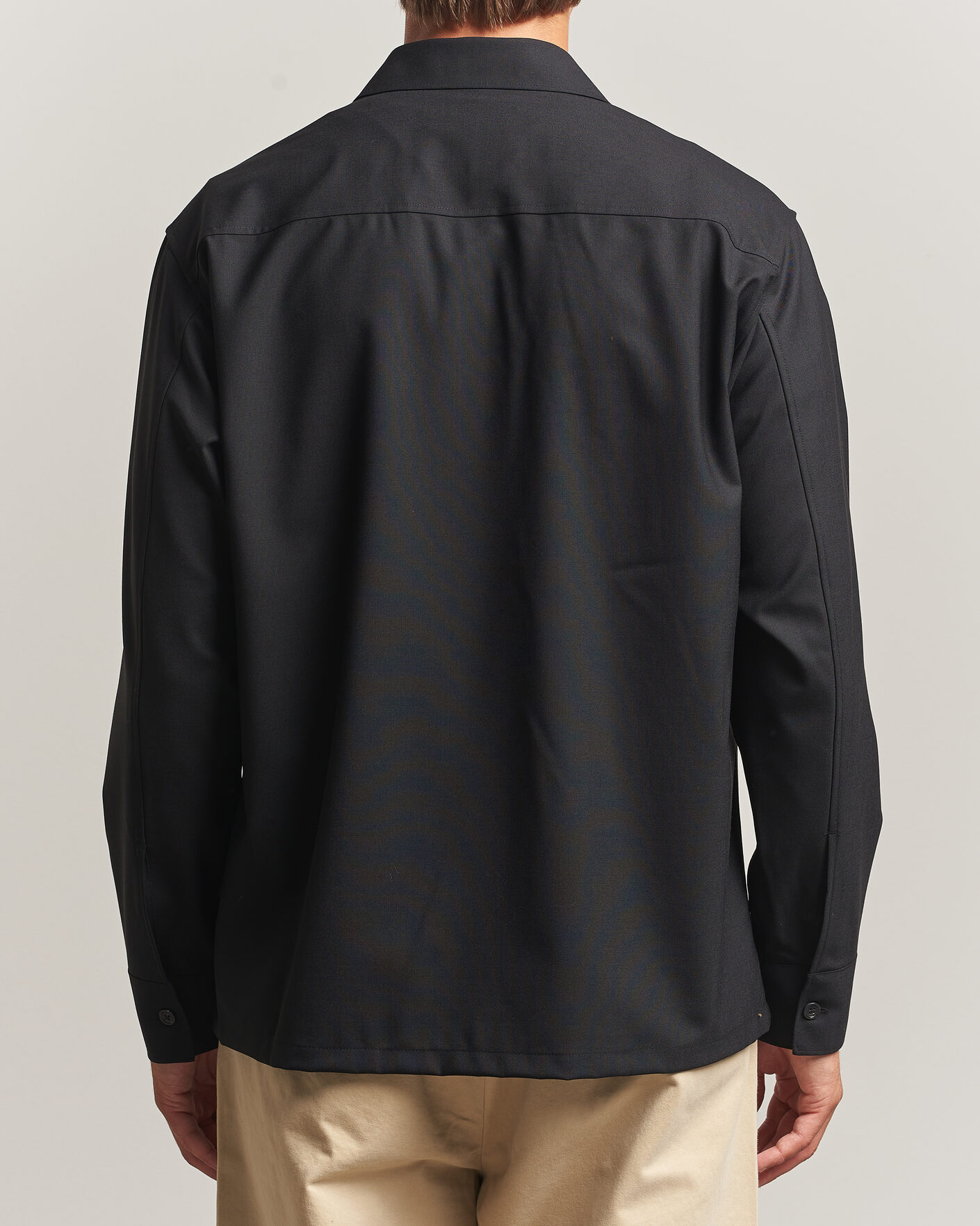 Men | Shirts | NN07 | Freddy Wool Overshirt Black
