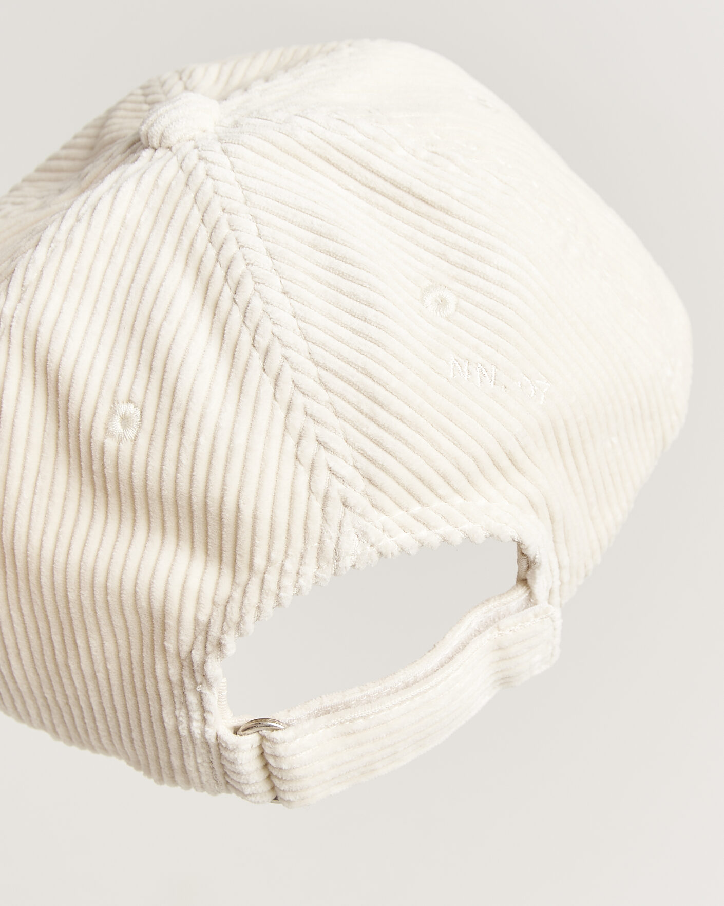 Men | Hats & Caps | NN07 | Corduroy Dad Cap Ivory