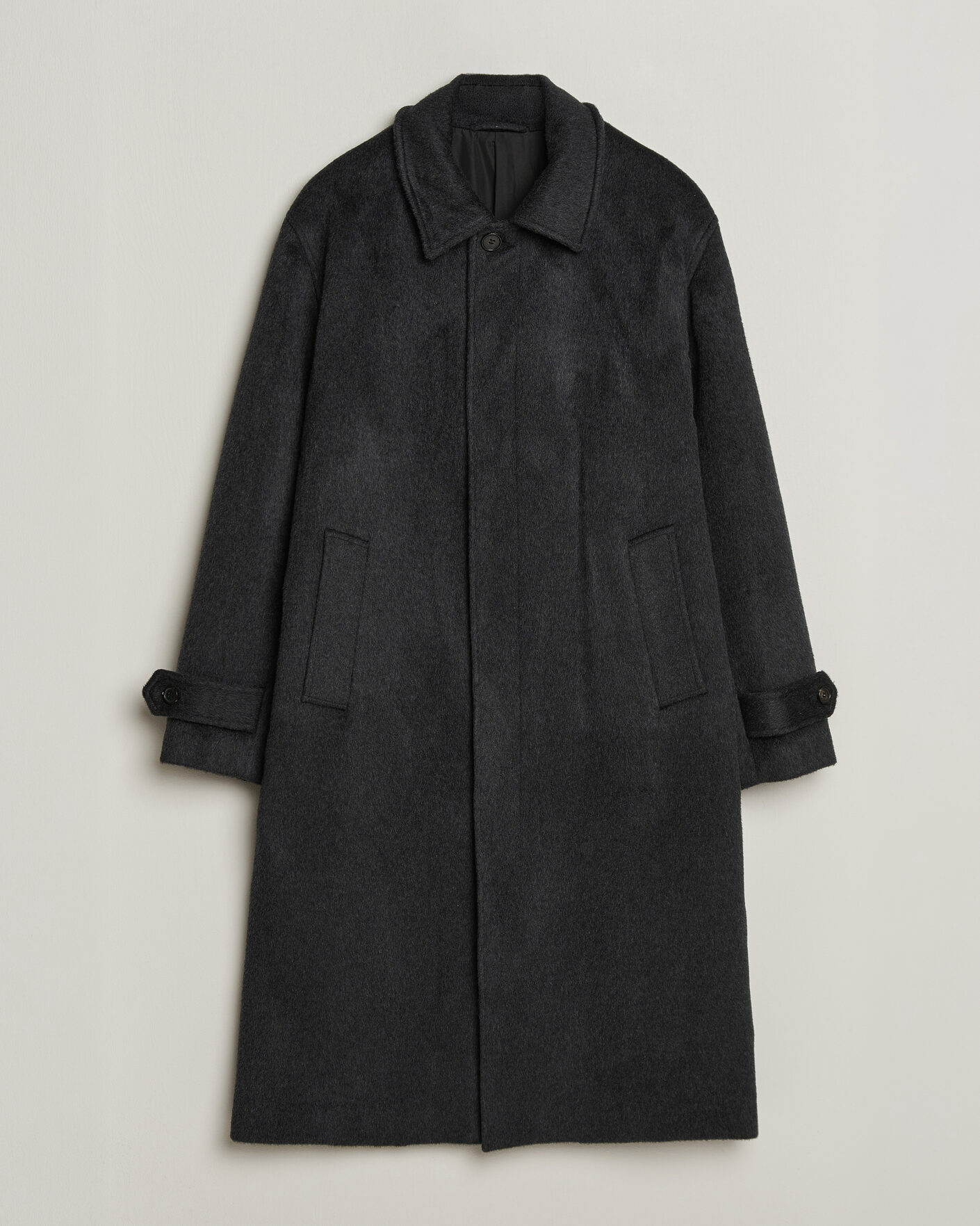 Men | Coats & Jackets | NN07 | Gibson Wool/Cashmere Coat Dark Grey