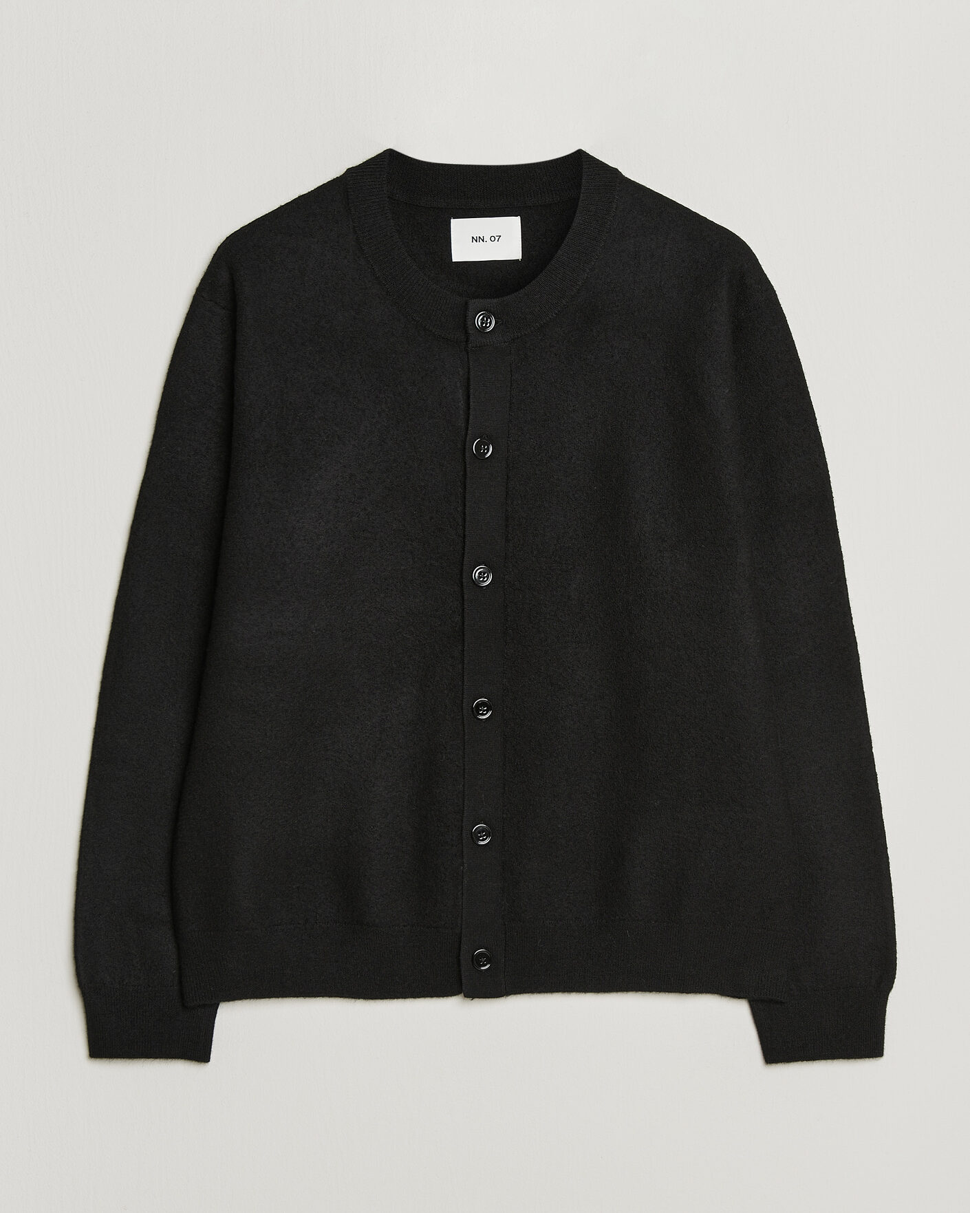 Men | Sweaters & Knitwear | NN07 | Jasper Soft Boiled Wool Cardigan Black
