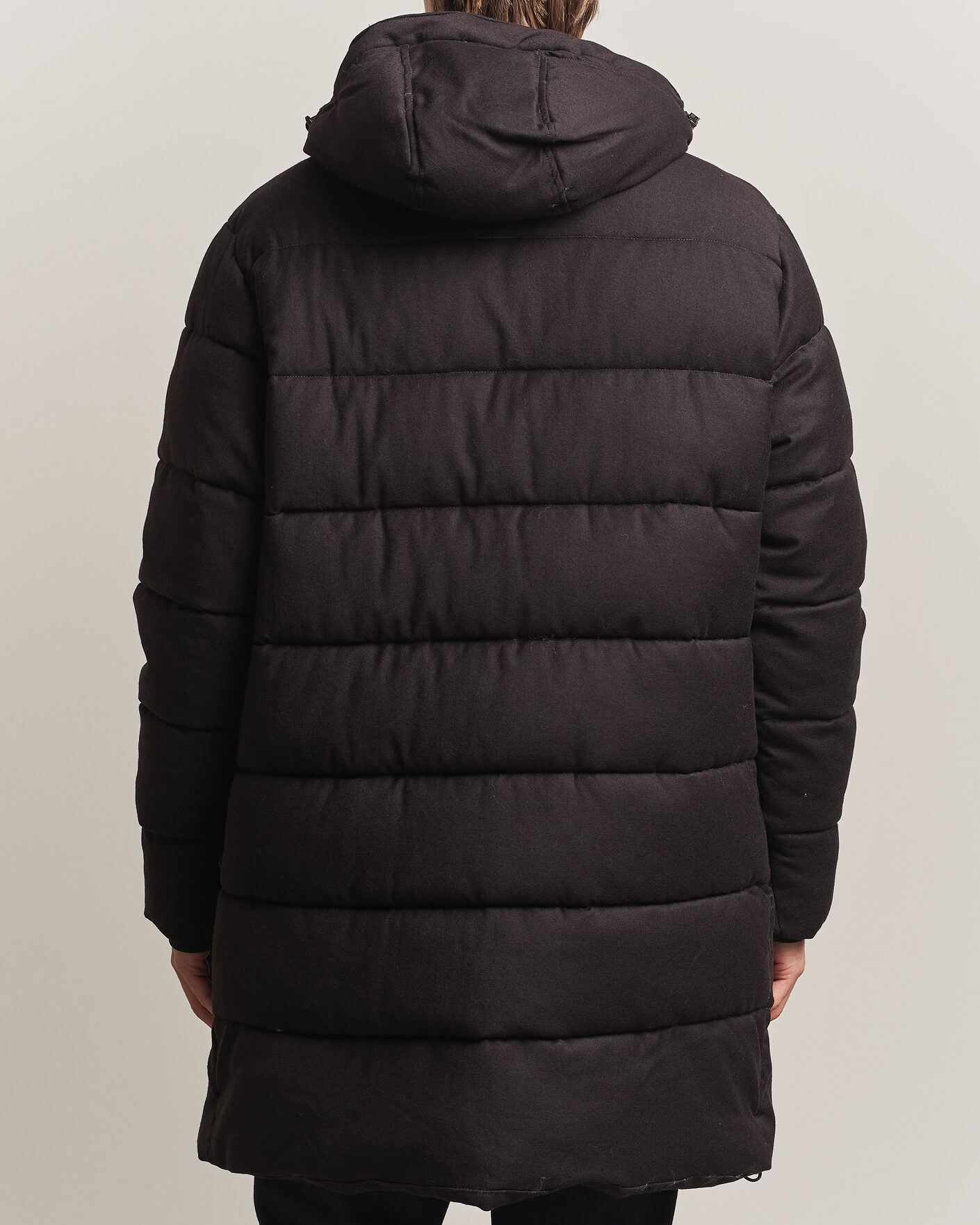 Men | Coats & Jackets | Oscar Jacobson | Padded Flannel Parka Brown