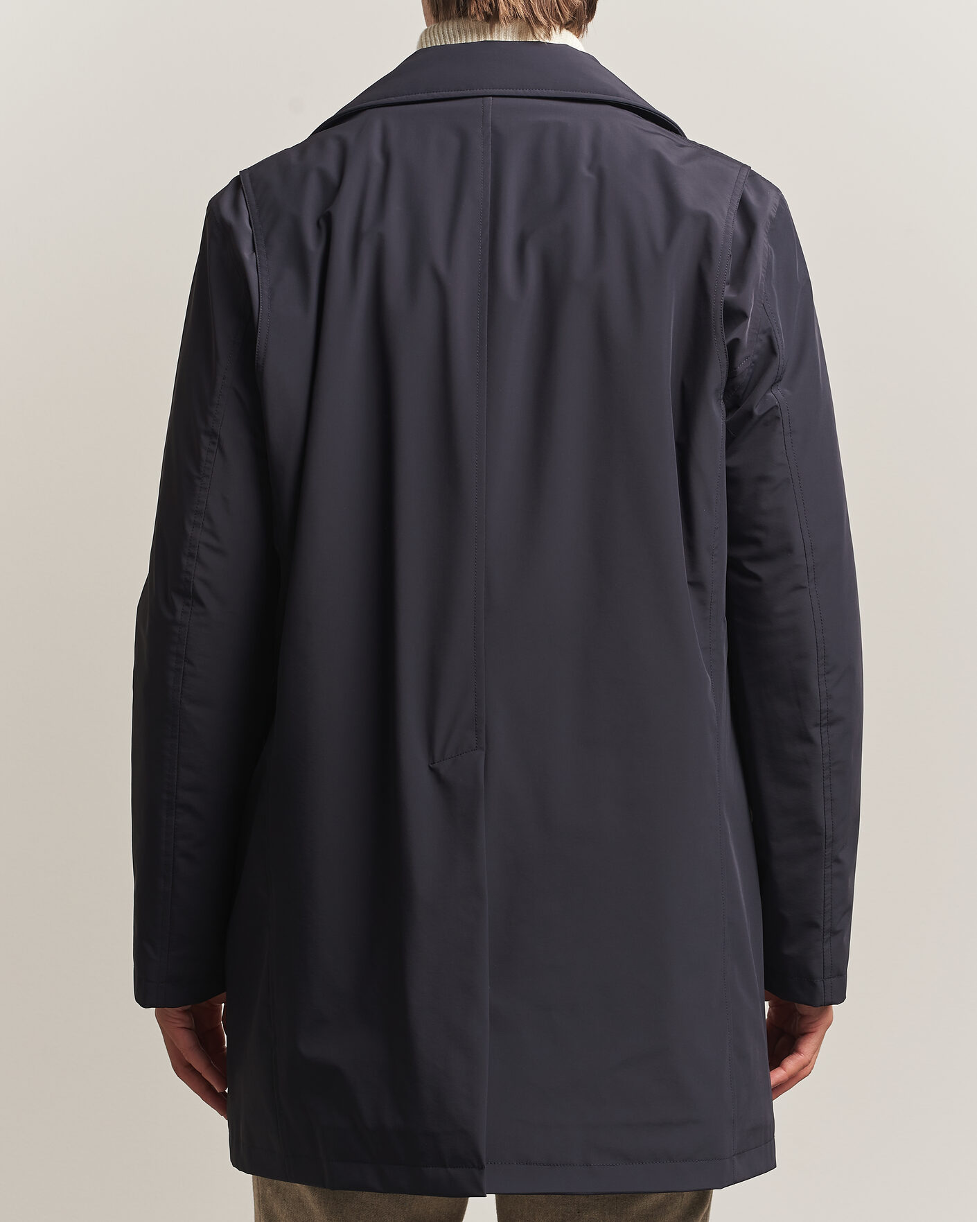Men | Coats & Jackets | Oscar Jacobson | Zipped Padded Car Coat Navy