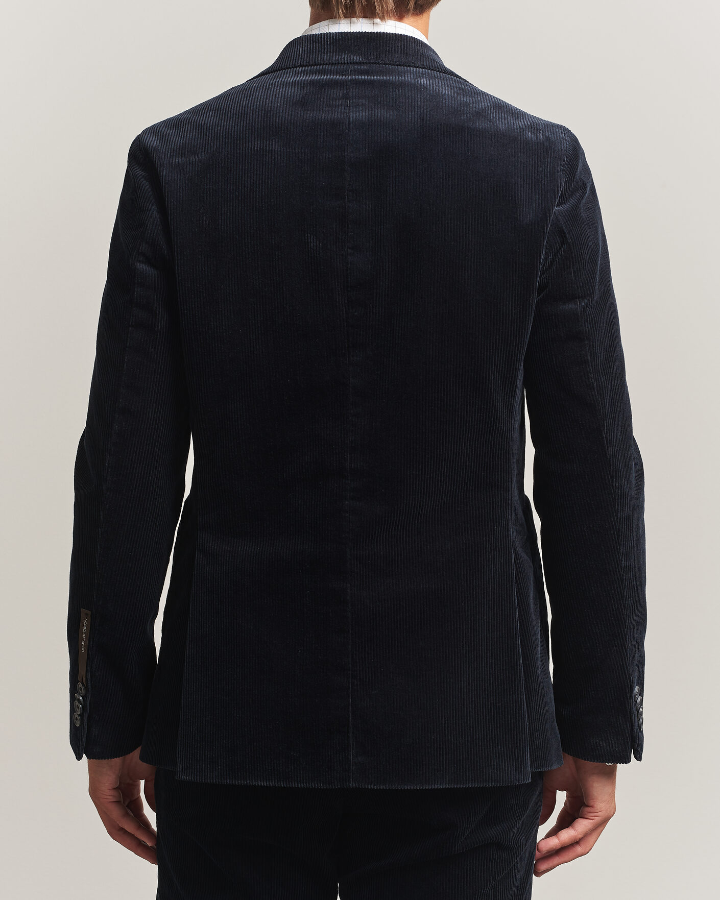 Men | Blazers | Oscar Jacobson | Fogerty Patch Pocket Cord Blazer Navy