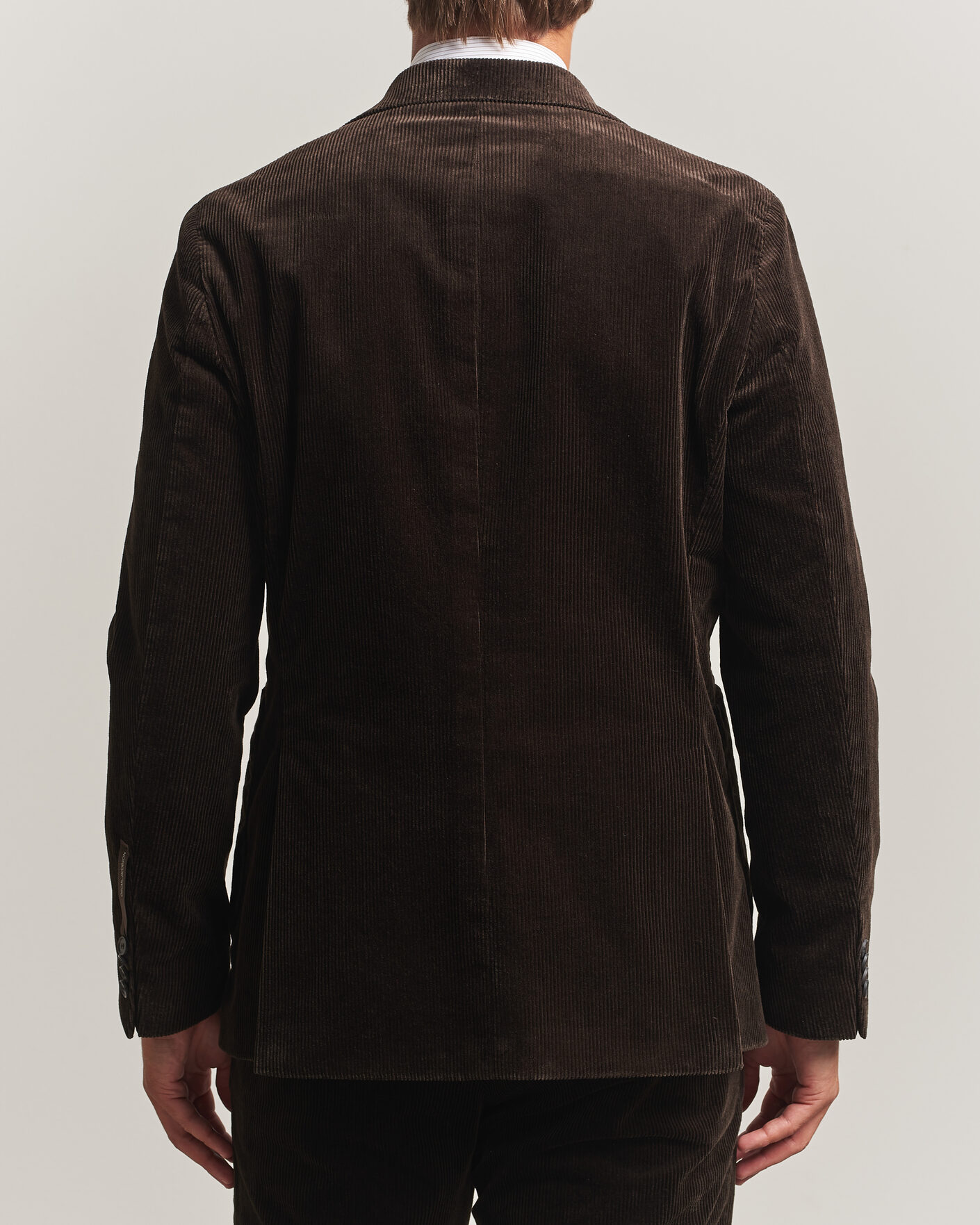 Men | Blazers | Oscar Jacobson | Fogerty Patch Pocket Cord Blazer Dark Brown