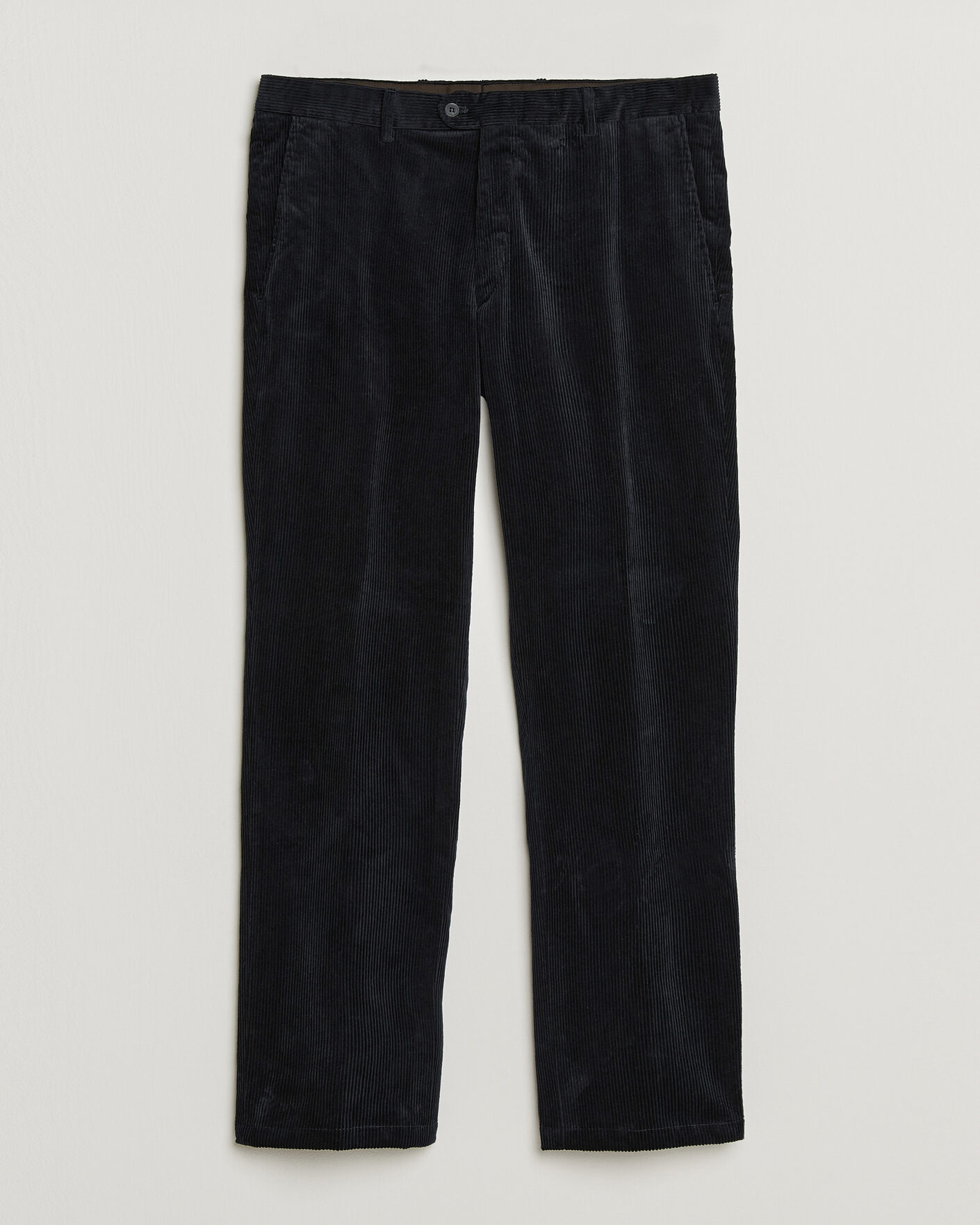 Men | Trousers | Oscar Jacobson | Dandy Corduroy Trousers Navy