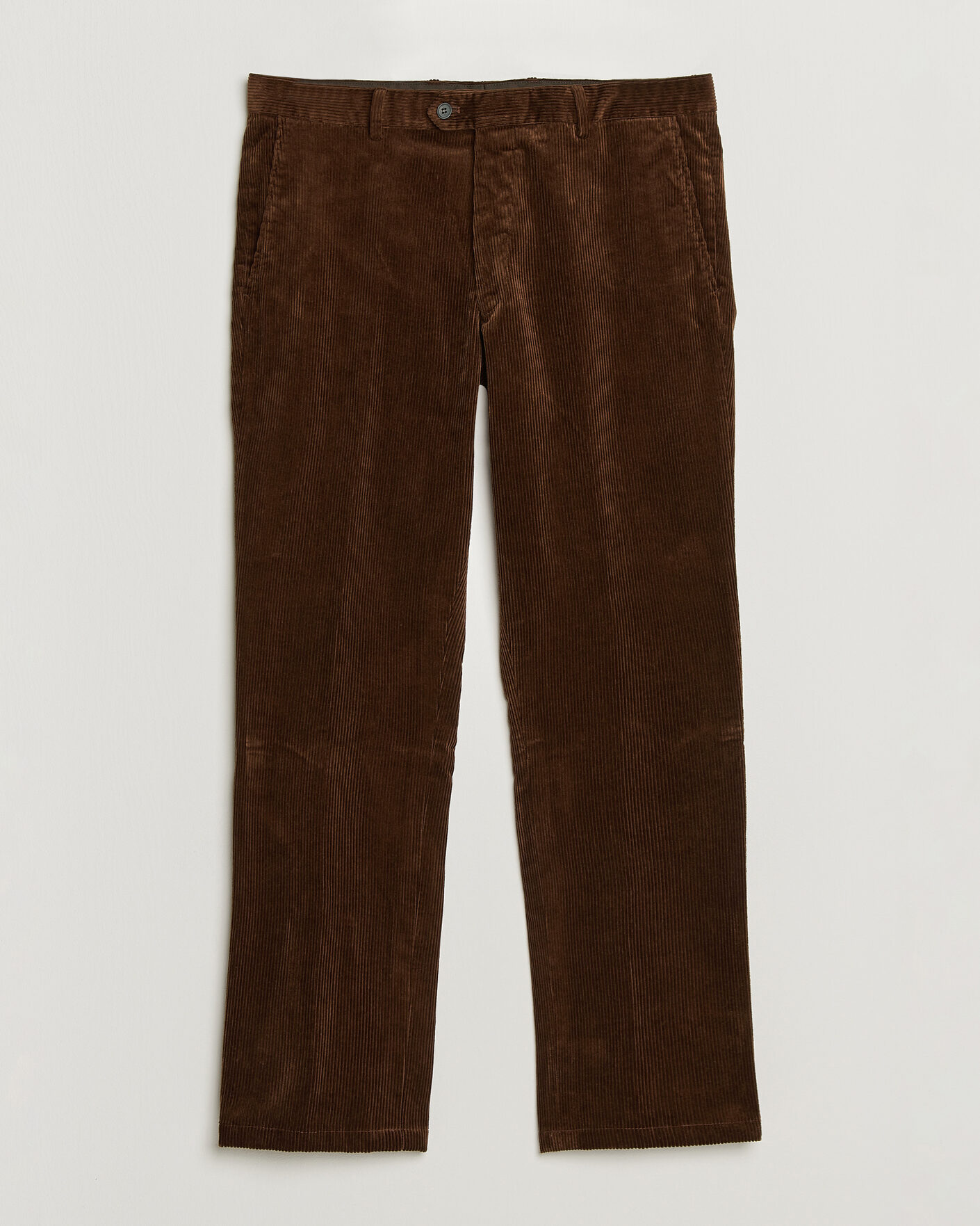 Men | Trousers | Oscar Jacobson | Dandy Corduroy Trousers Brown