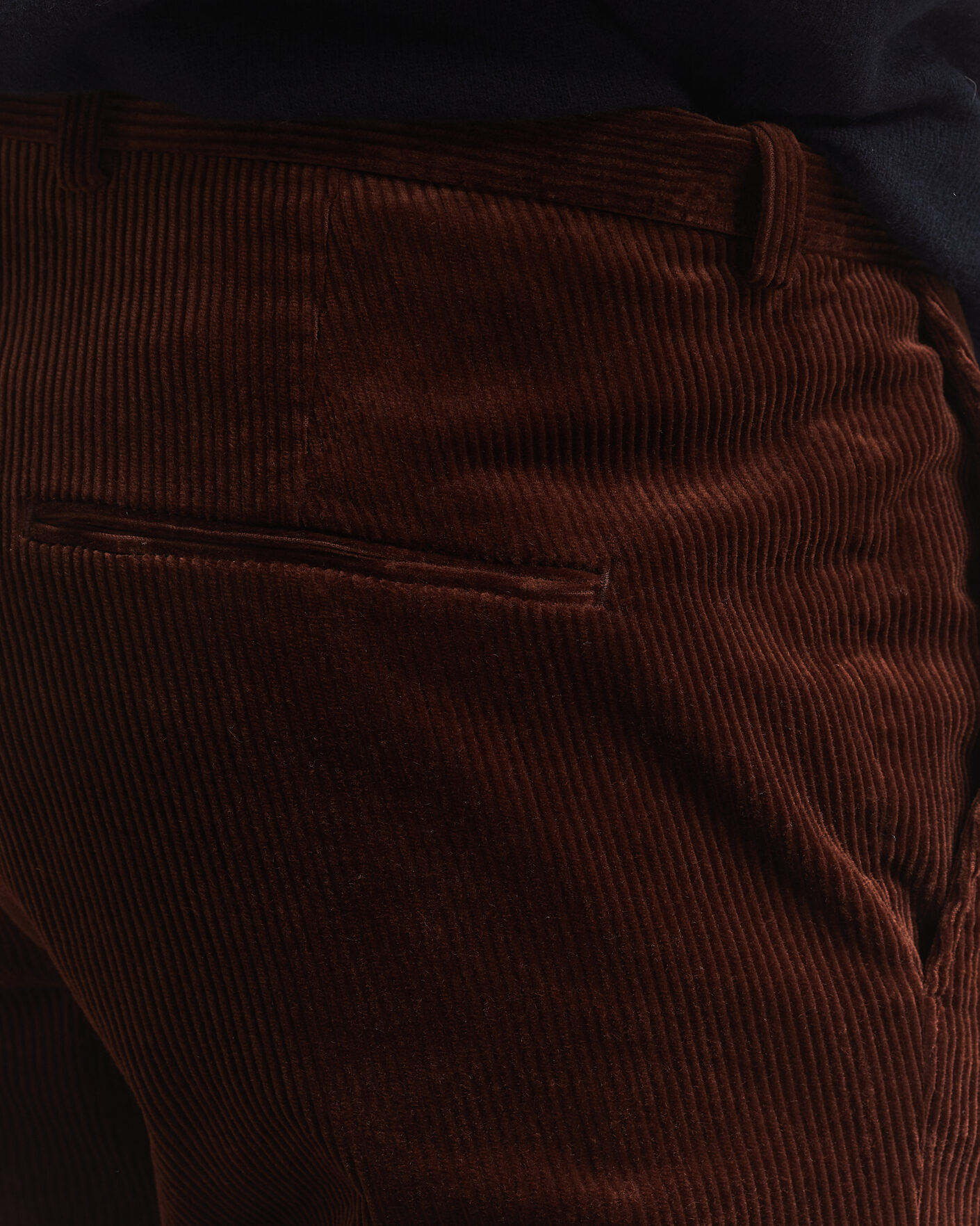 Men | Trousers | Oscar Jacobson | Dandy Corduroy Trousers Brown