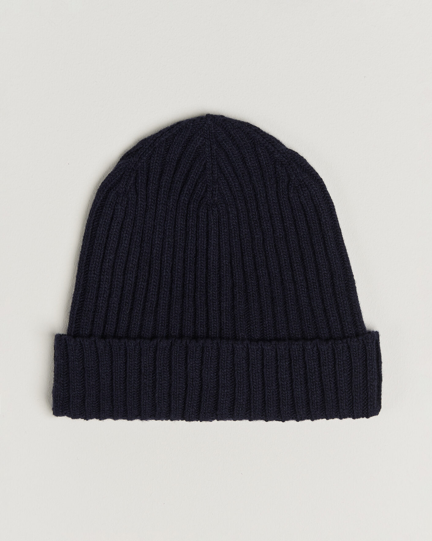 Men | Beanies | Stenströms | Brushed Merino Beanie  Navy