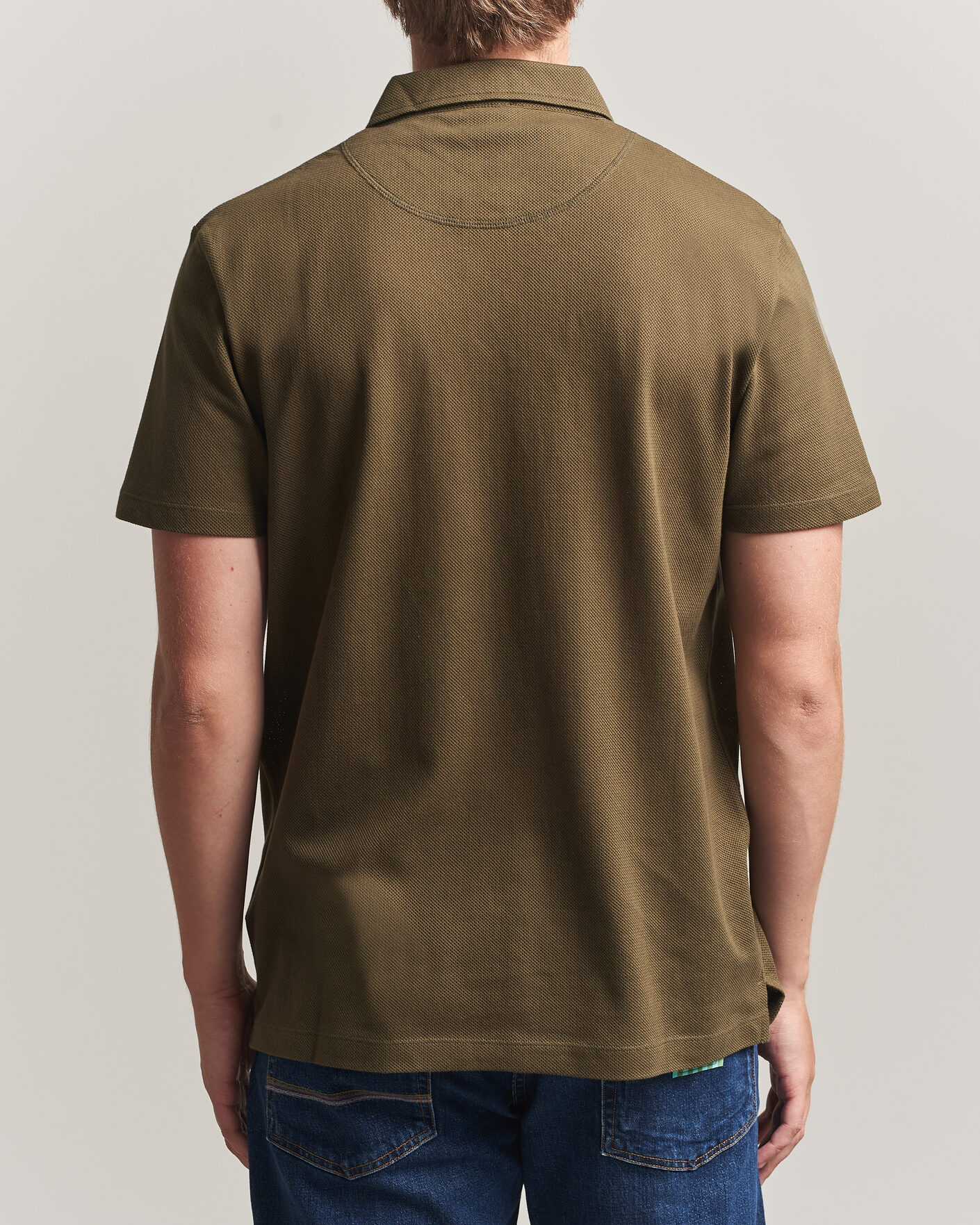 Men | Polo Shirts | Sunspel | Riviera Polo Shirt Loden Green