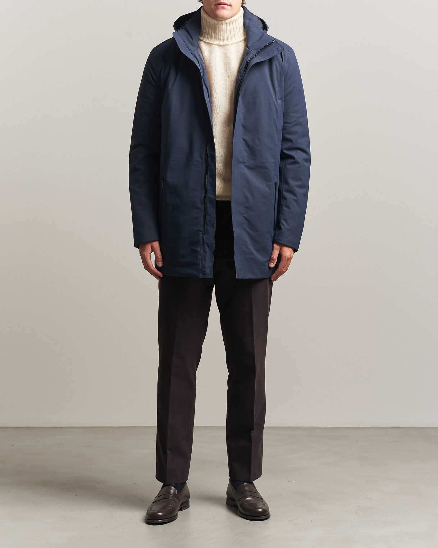 Men | Coats & Jackets | UBR | Regulator Herringbone Parka Navy