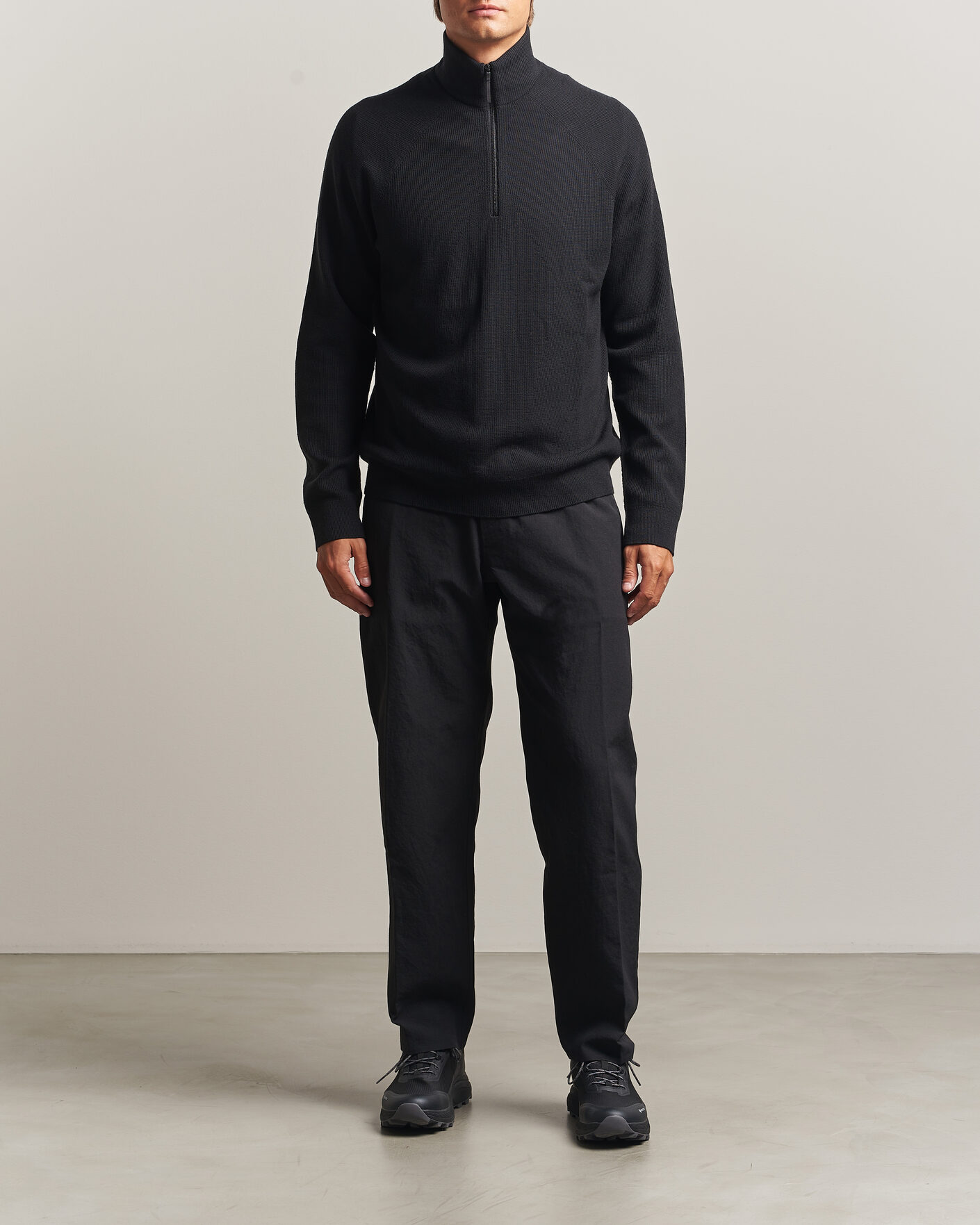 Men | Sweaters & Knitwear | Arc'teryx Veilance | Conic Wool Half-Zip Black