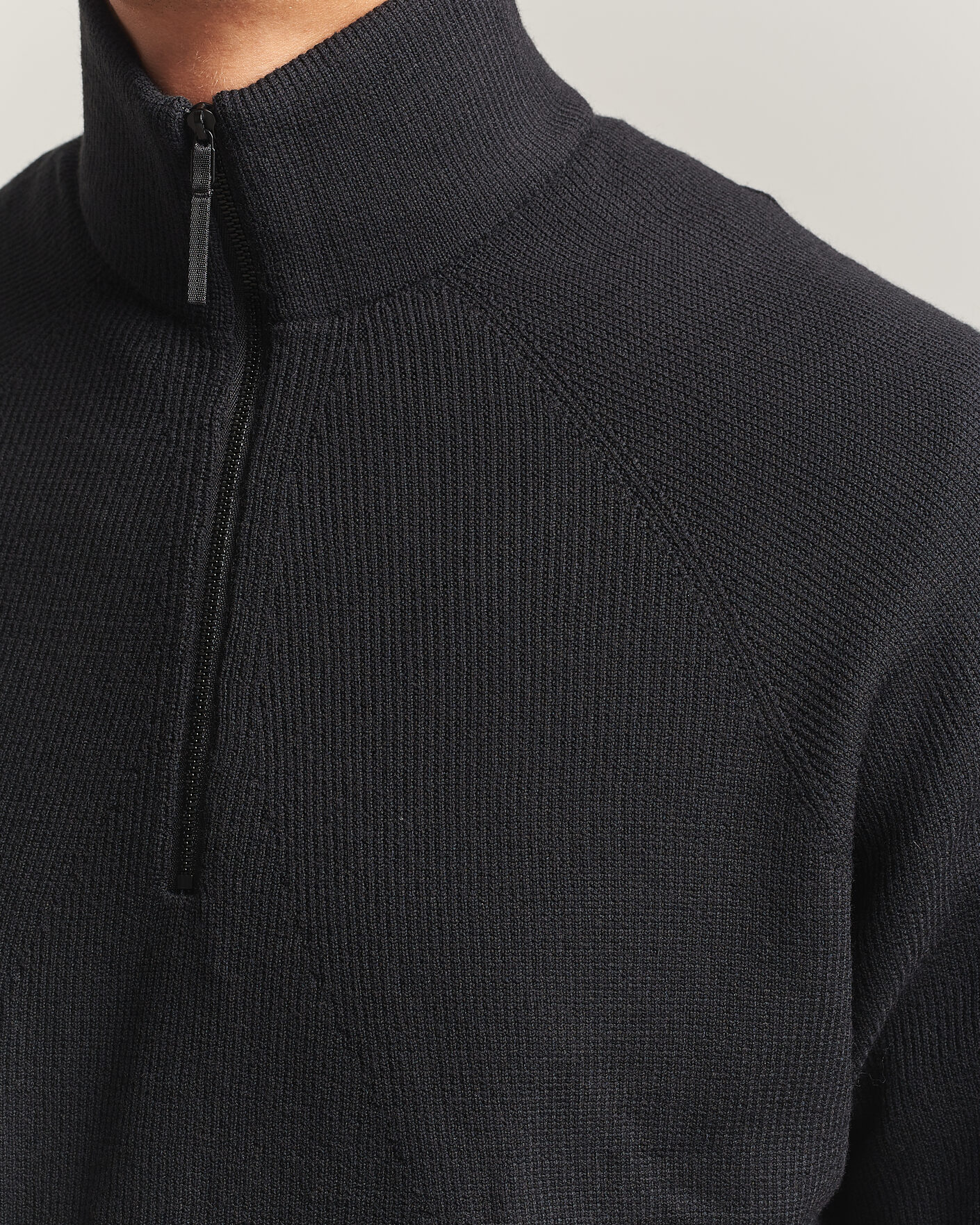 Men | Sweaters & Knitwear | Arc'teryx Veilance | Conic Wool Half-Zip Black