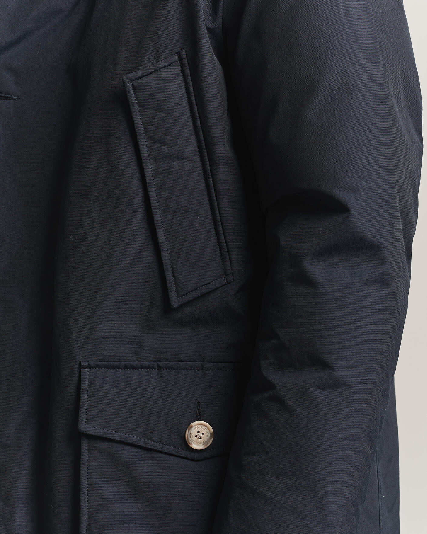 Men | Coats & Jackets | Woolrich | Arctic Parka No Fur Melton Blue