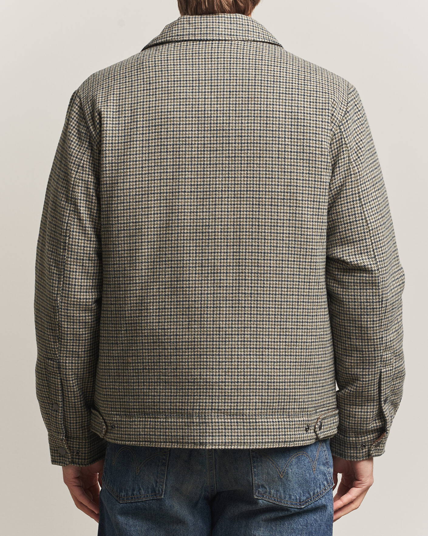 Men | Coats & Jackets | Woolrich | Wool Check Light Padded Keating Shirt Jacket Brown