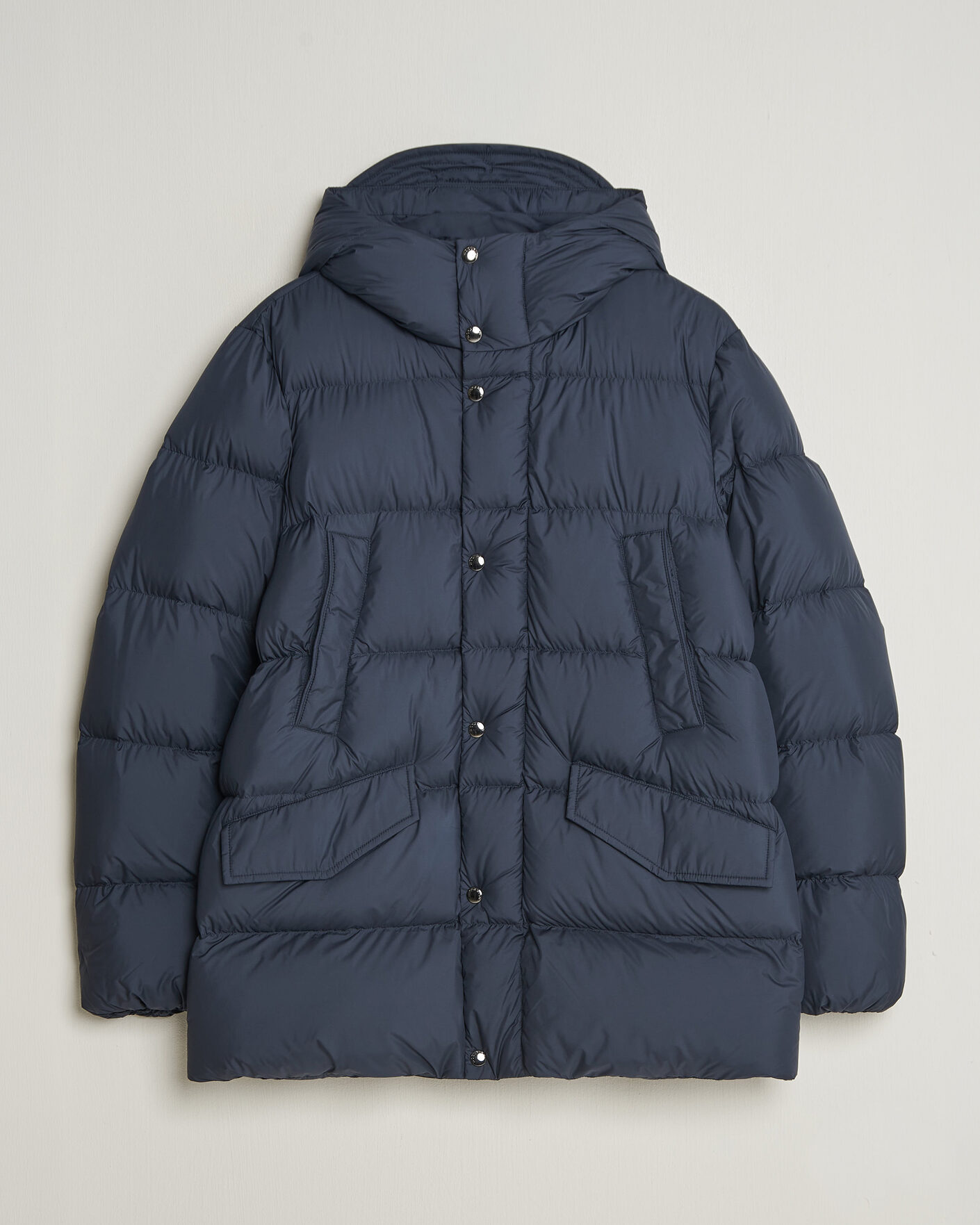 Men | Coats & Jackets | Woolrich | Cloud Davis Parka Melton Blue