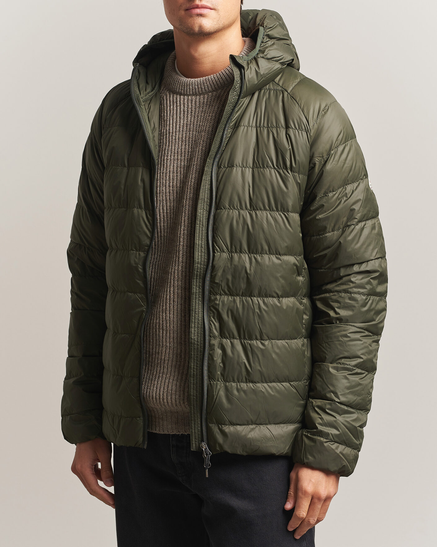 Men | Coats & Jackets | Pyrenex | Guzet Hooded Down Jacket Deep Khaki