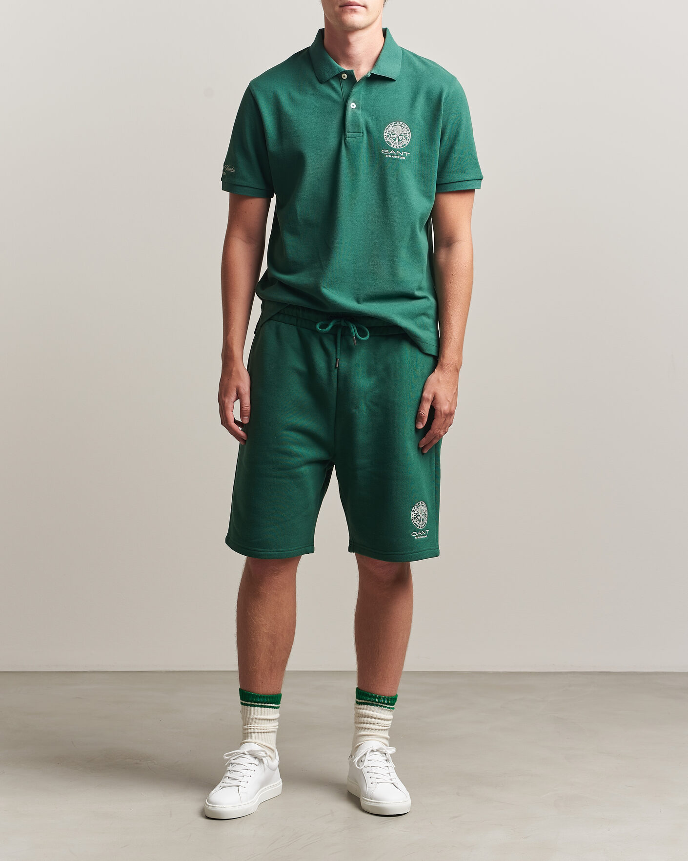 Men | Polo Shirts | Gant | Tournament Pique Green