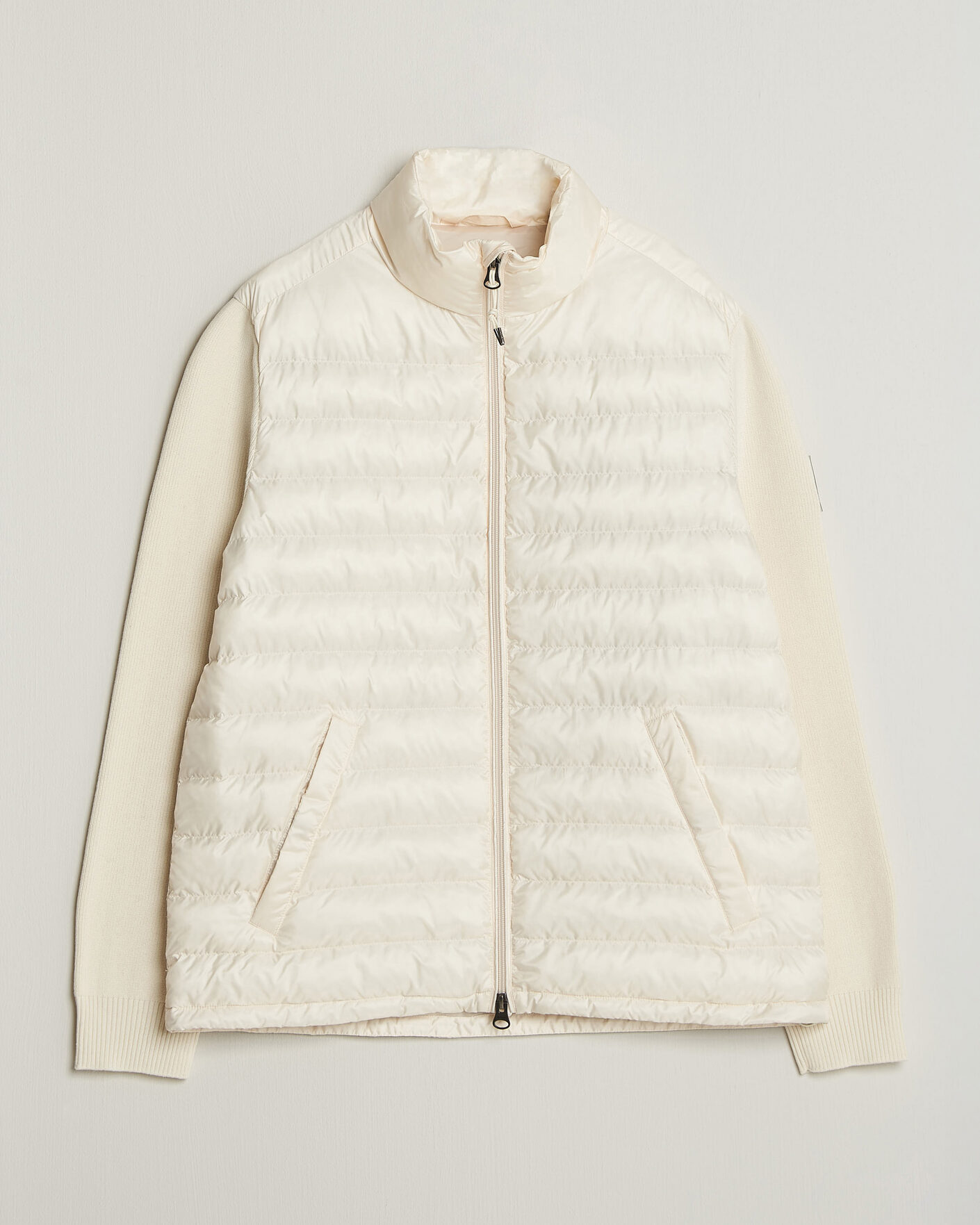 Men | Coats & Jackets | Gant | Tournament Mixed Media Jacket Cream