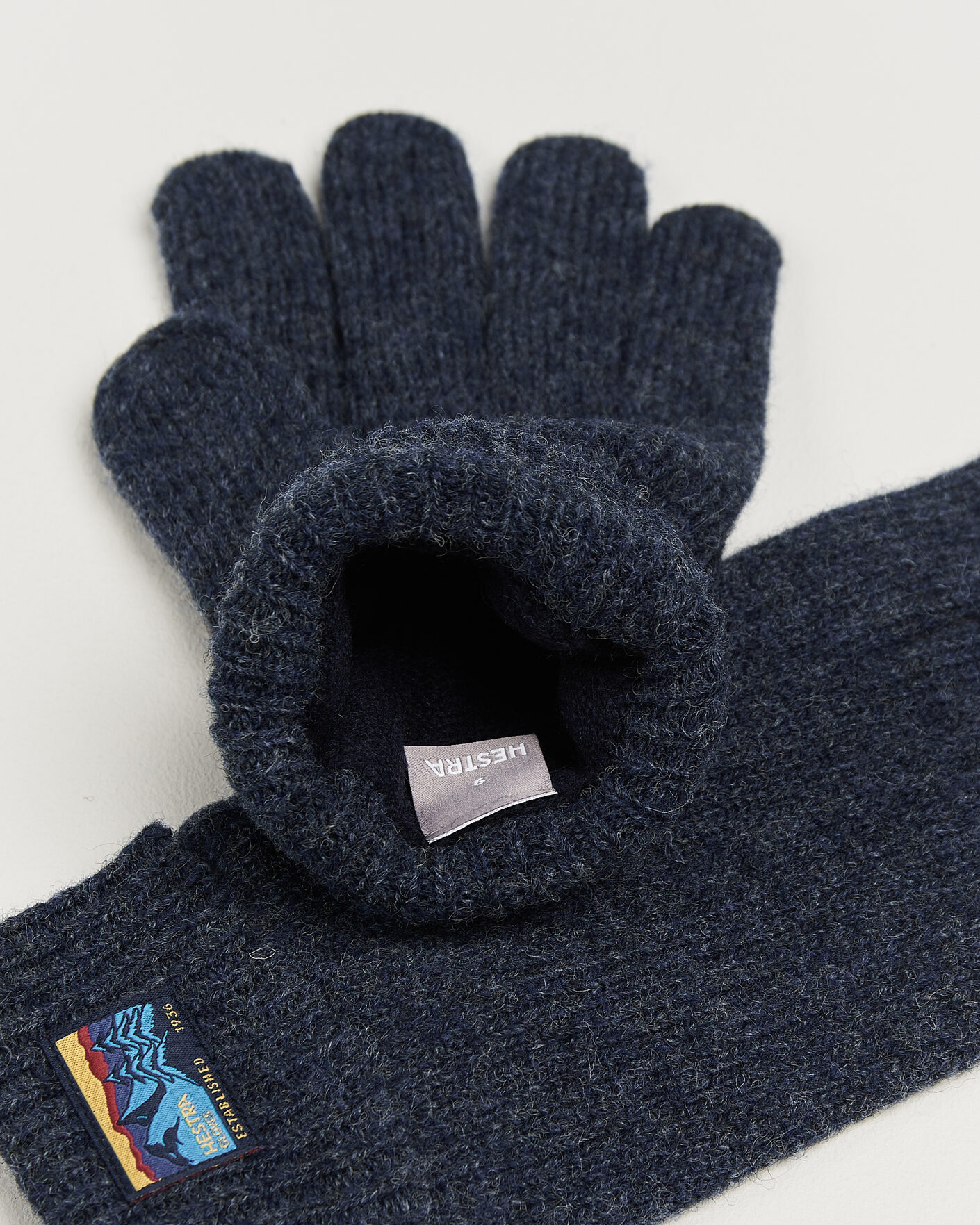 Men | Gloves | Hestra | Raggwool Glove Navy