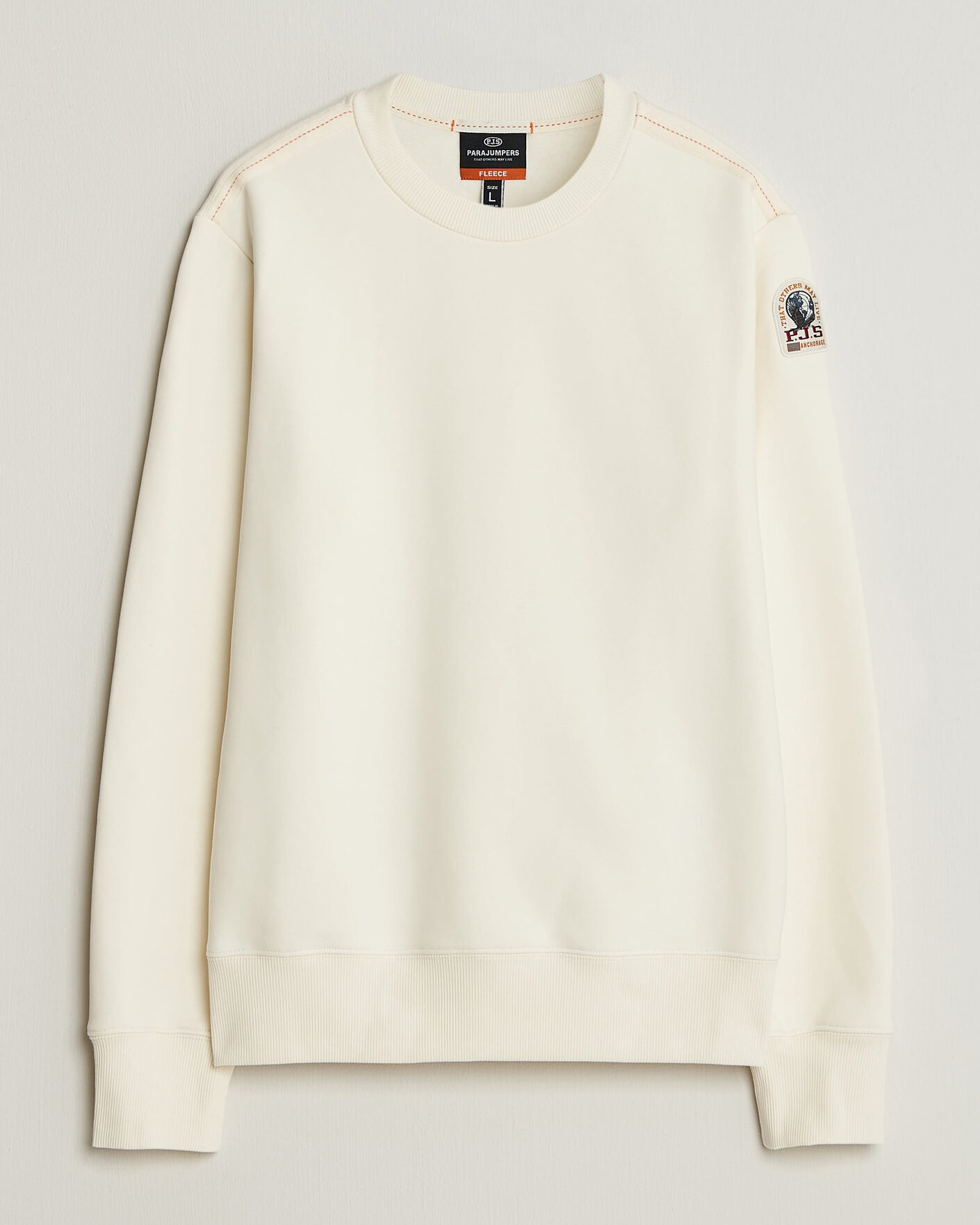 Men | Sweaters & Knitwear | Parajumpers | K2 Super Easy Sweatshirt Warm Ivory