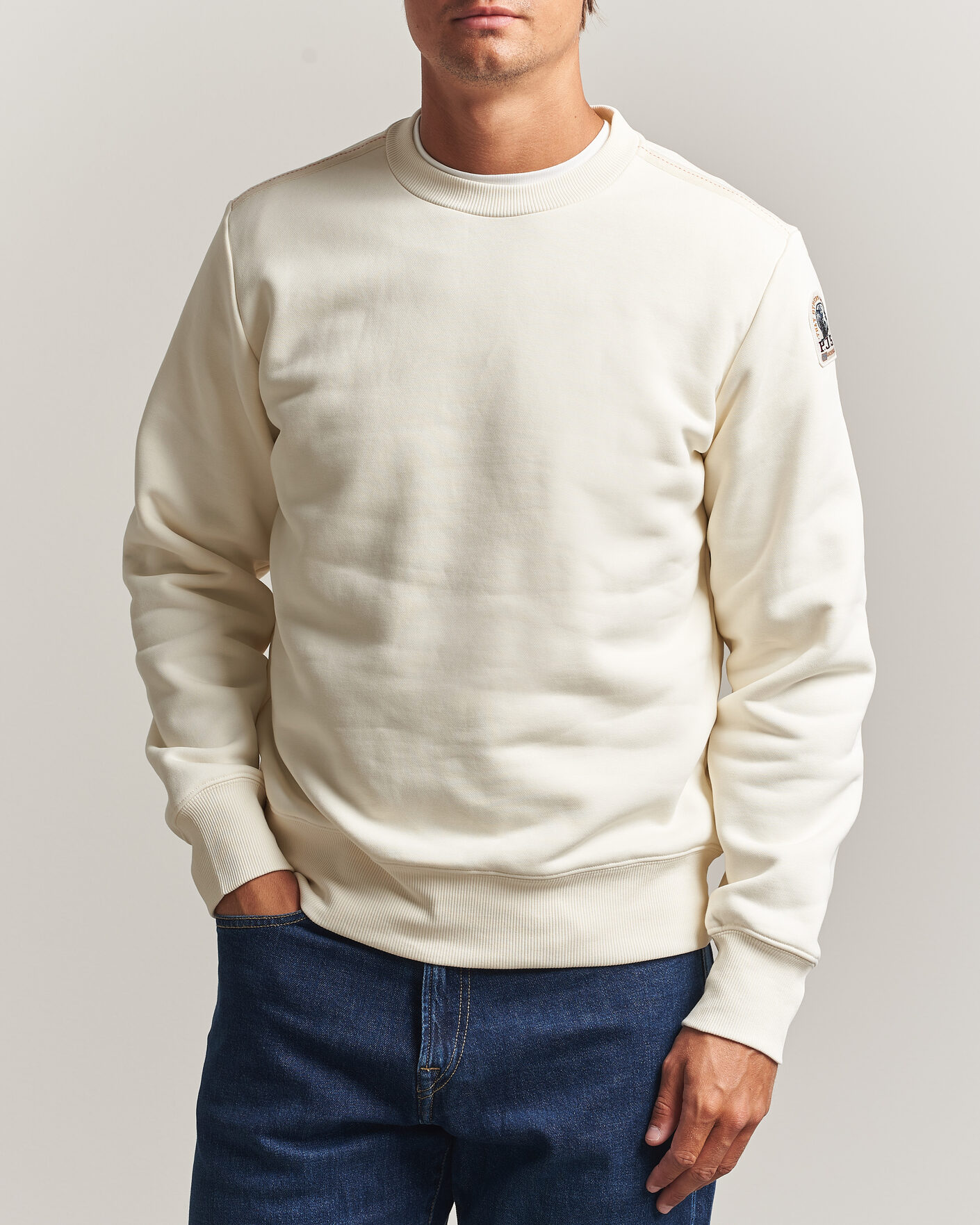 Men | Sweaters & Knitwear | Parajumpers | K2 Super Easy Sweatshirt Warm Ivory