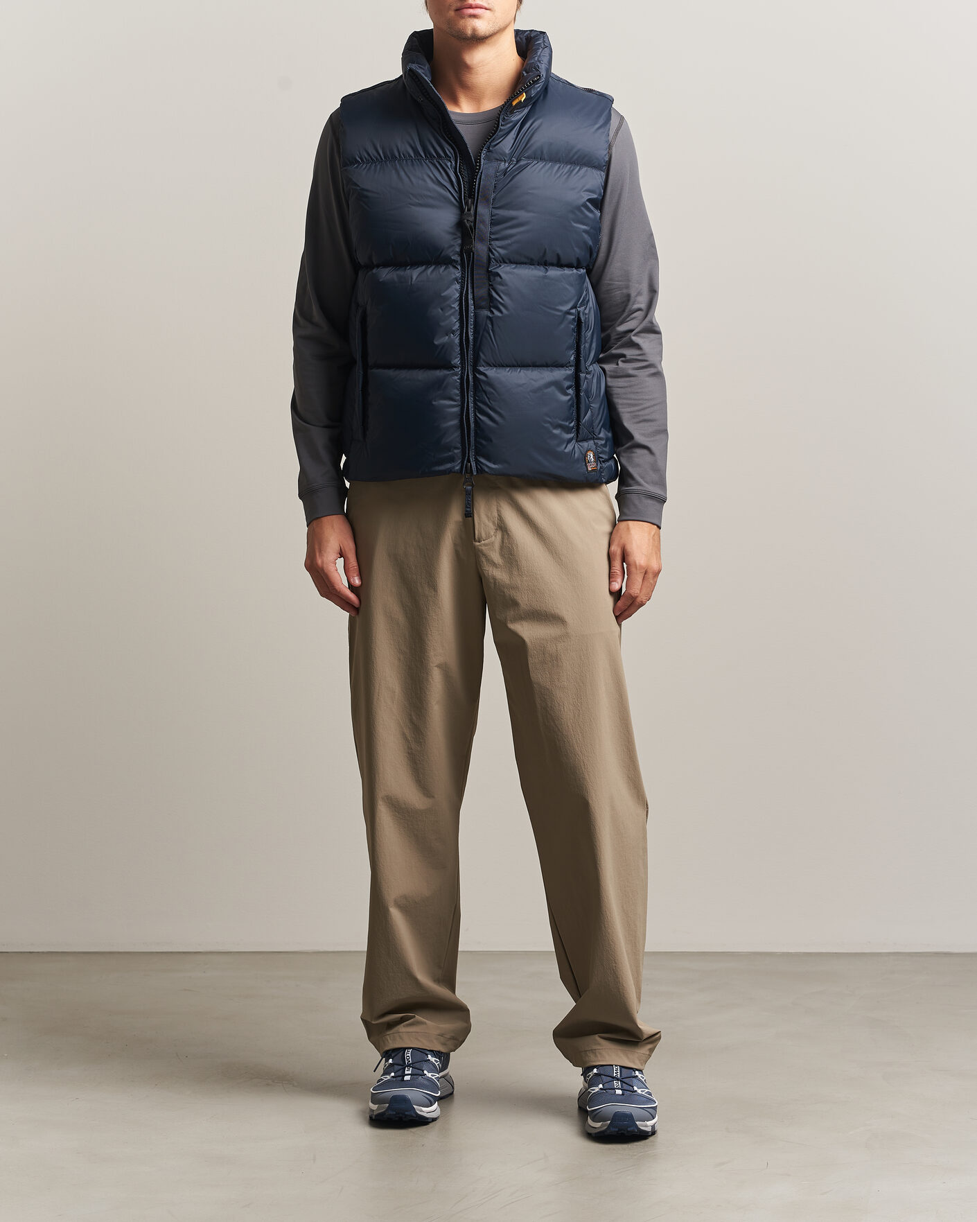 Men | Gilets | Parajumpers | Roydale Ripstop Polar Puffer Vest Blue Navy