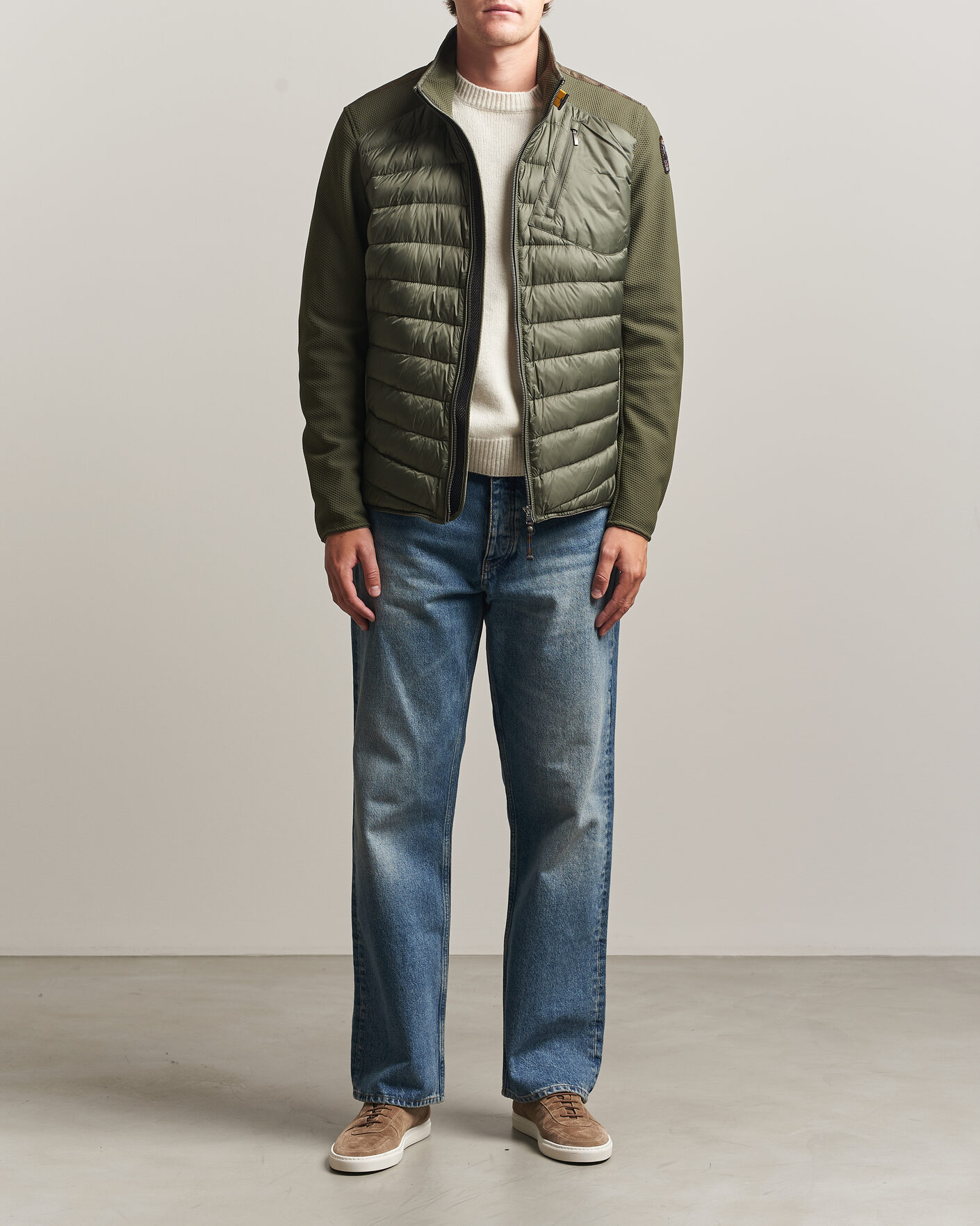 Men | Coats & Jackets | Parajumpers | Jayden Warm Up Hybrid Jacket Rosemary