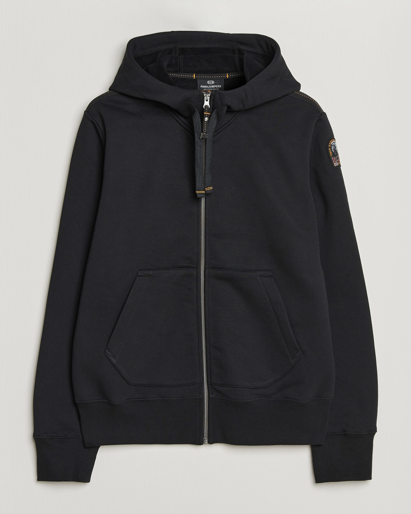 Men | Sweaters & Knitwear | Parajumpers | Charlie Super Easy Full Zip Black