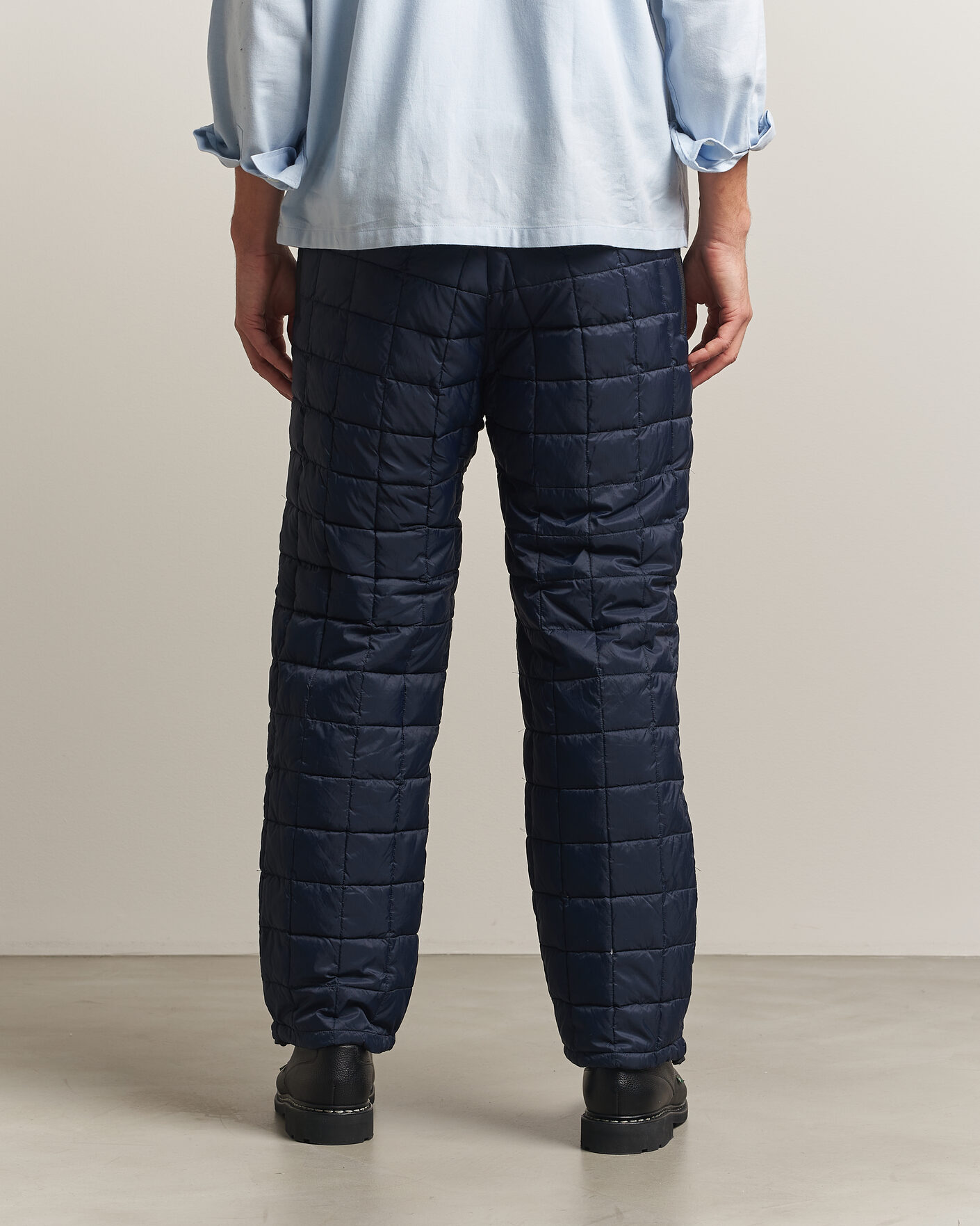 Men | Trousers | TAION | Mountain Down Pants Dark Navy