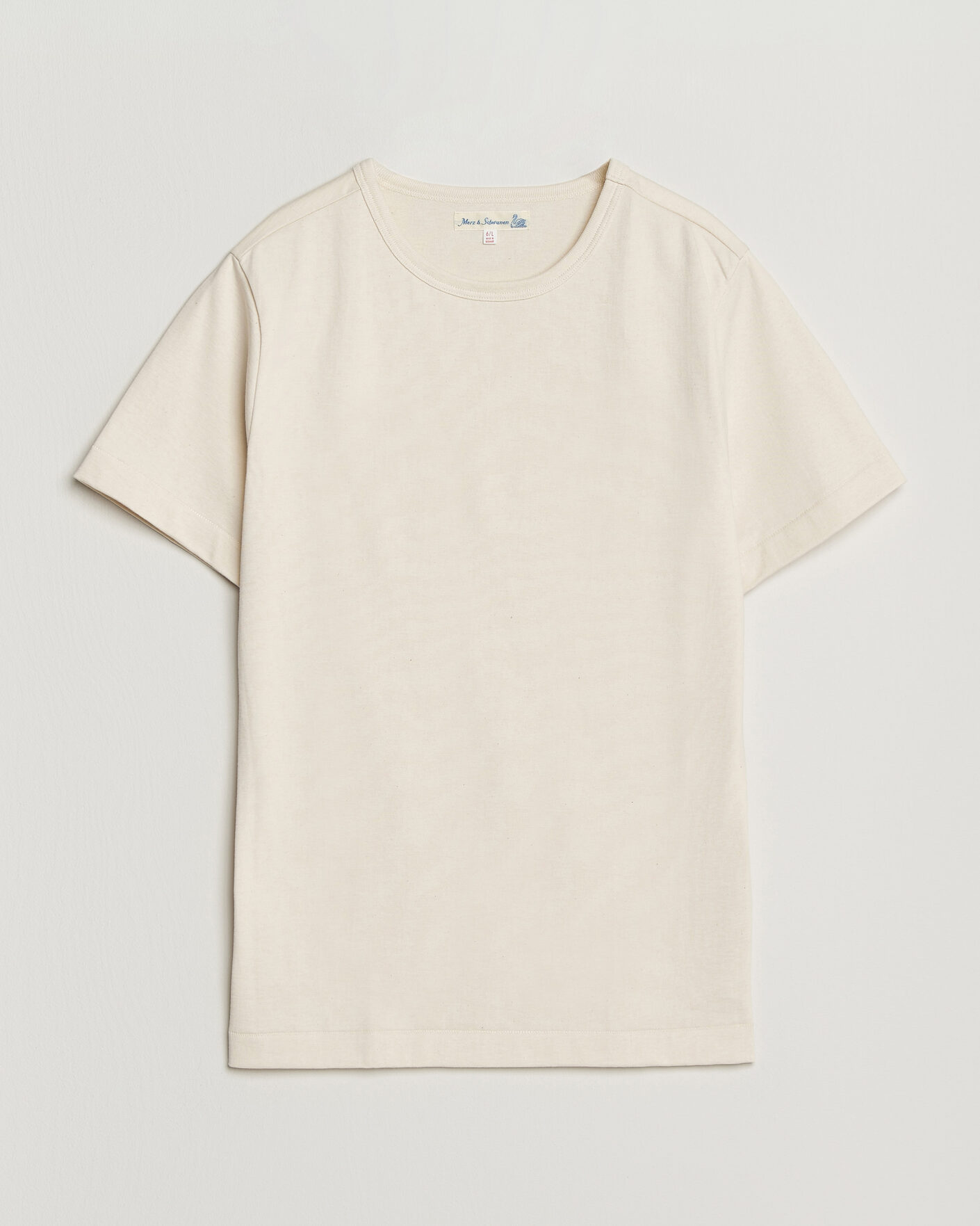 Men | T-Shirts | Merz b. Schwanen | Classic Fit Loopwheeled T-Shirt Nature