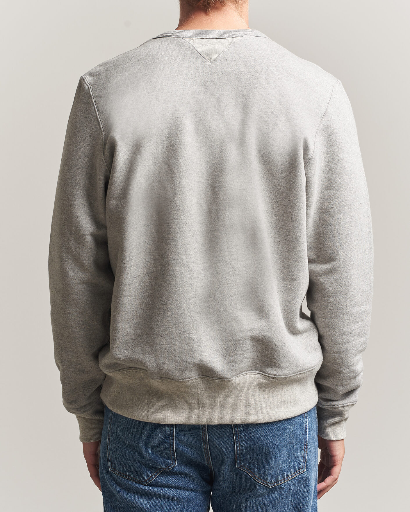 Men | Sweaters & Knitwear | Merz b. Schwanen | Vintage Machine Sweatshirt Grey Melange