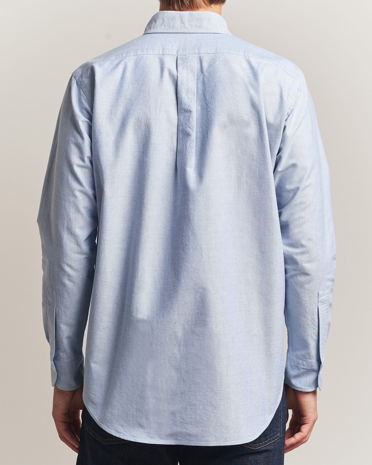 Men | Shirts | Kamakura Shirts | Ametora Japanese Oxford BD Shirt Light Blue